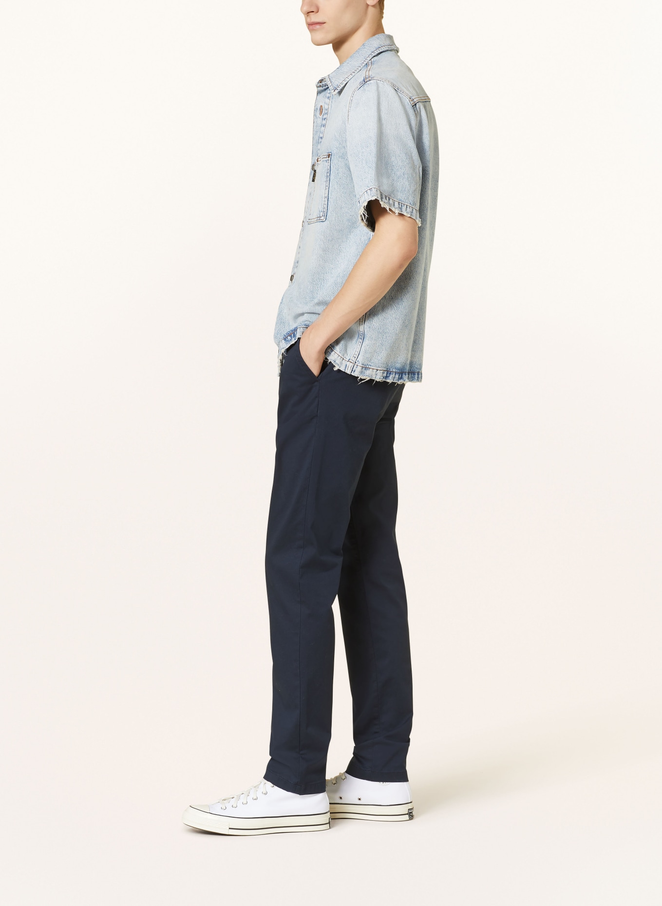 REPLAY Chinos, Color: DARK BLUE (Image 4)