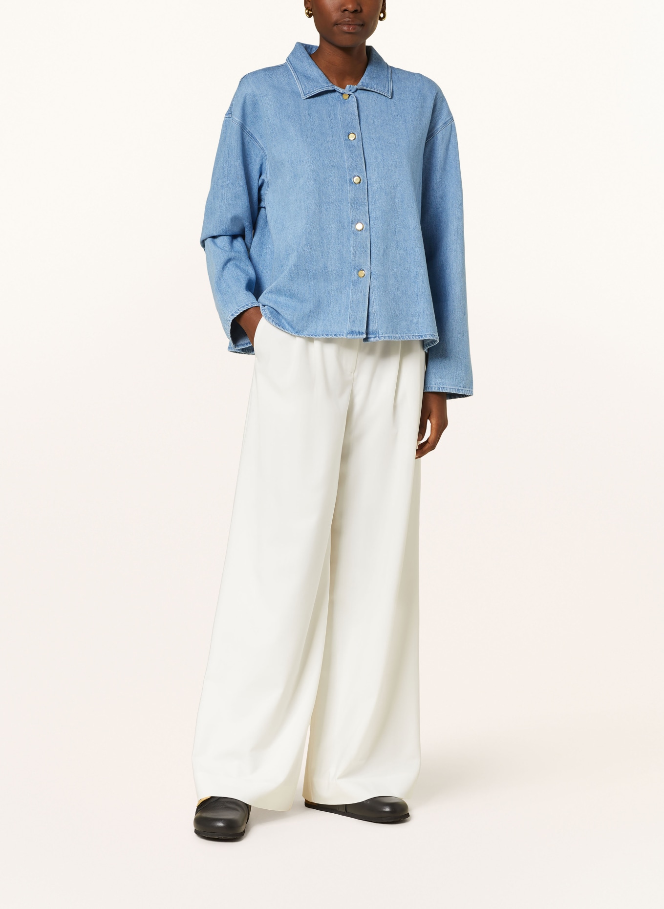 SoSUE Denim blouse ROME, Color: LIGHT BLUE (Image 2)