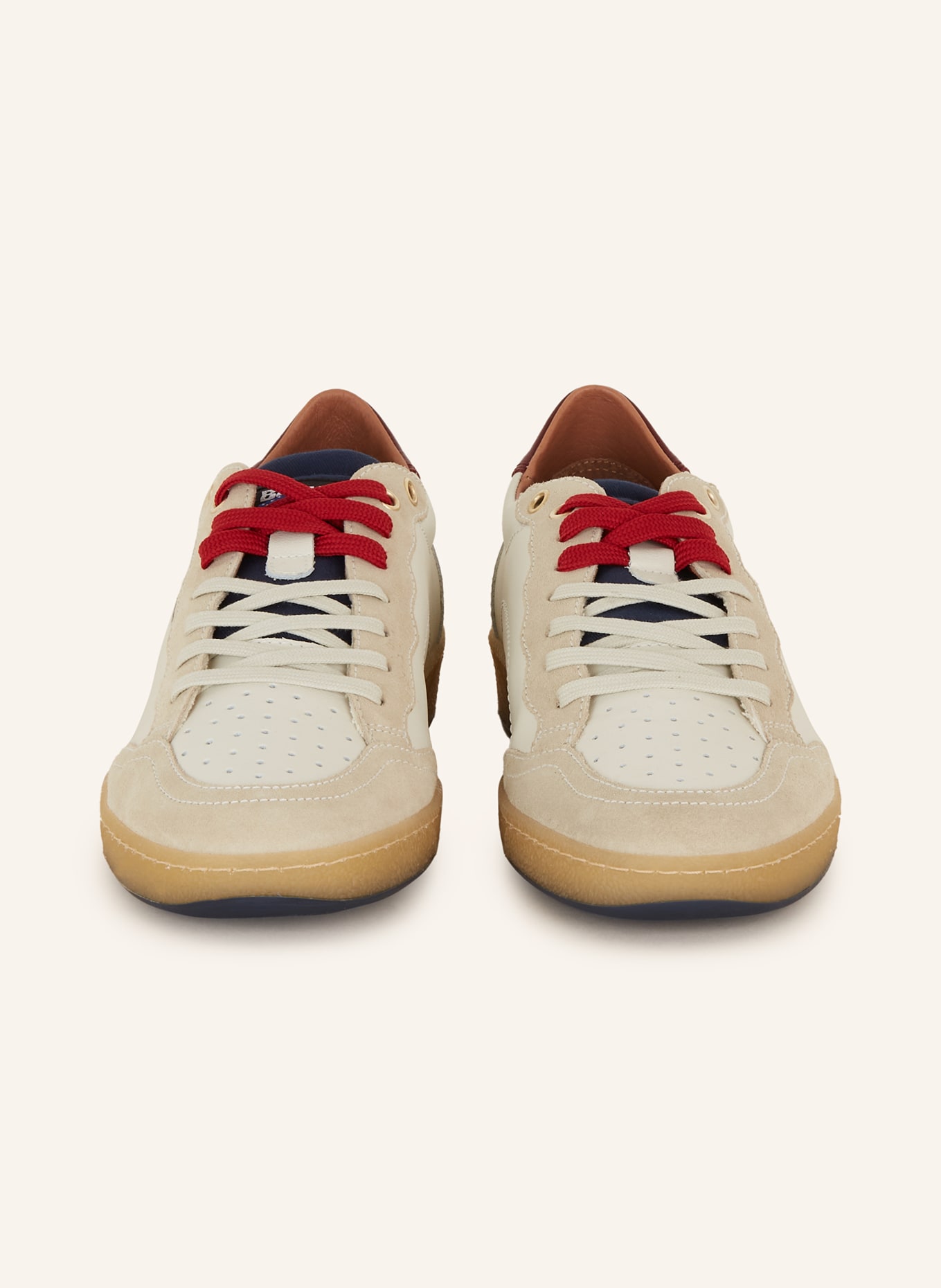 Blauer Sneakers MURRAY, Color: ECRU/ DARK RED (Image 3)