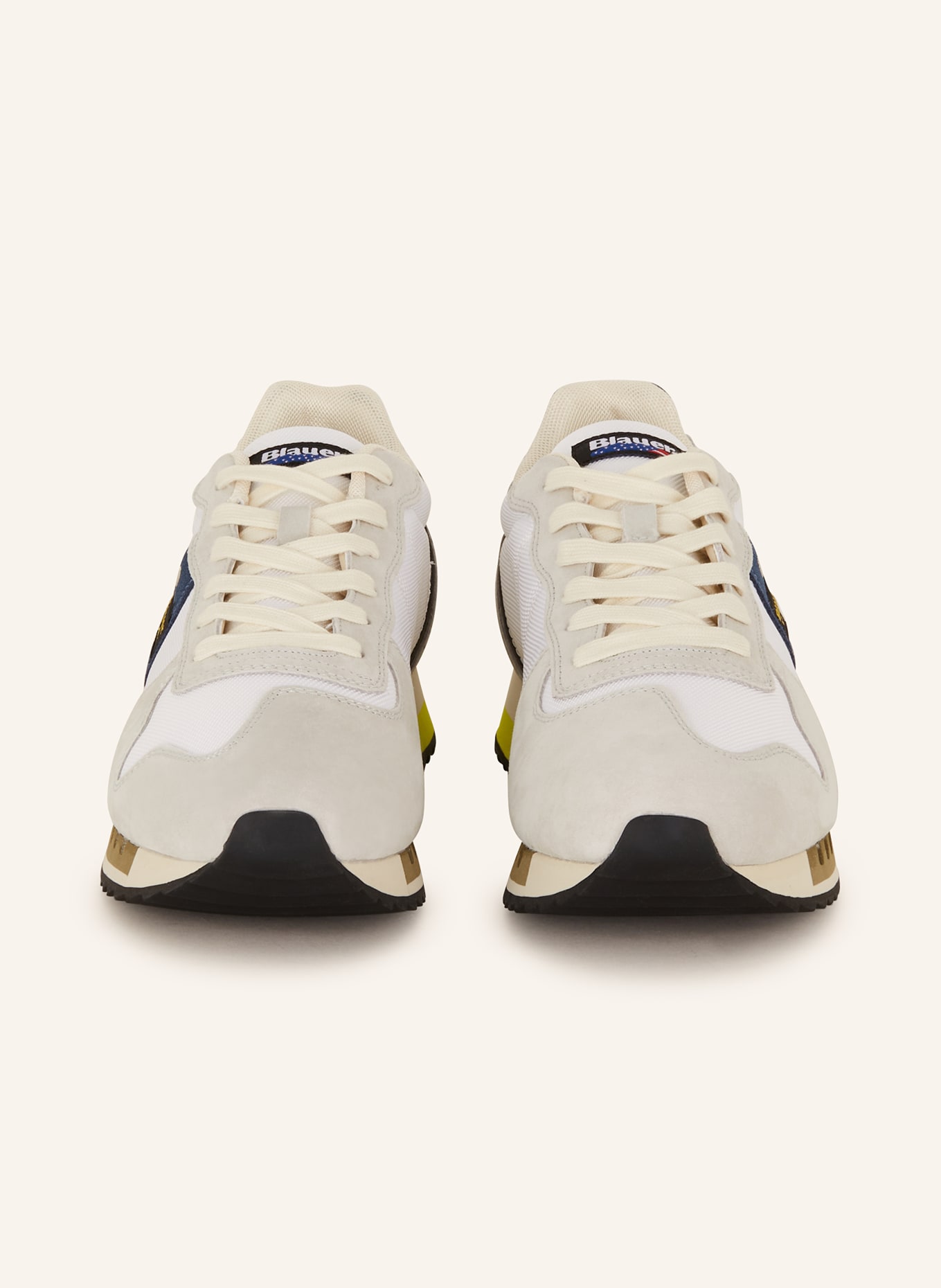 Blauer Sneakers QUEENS, Color: WHITE/ LIGHT GRAY/ BLUE (Image 3)
