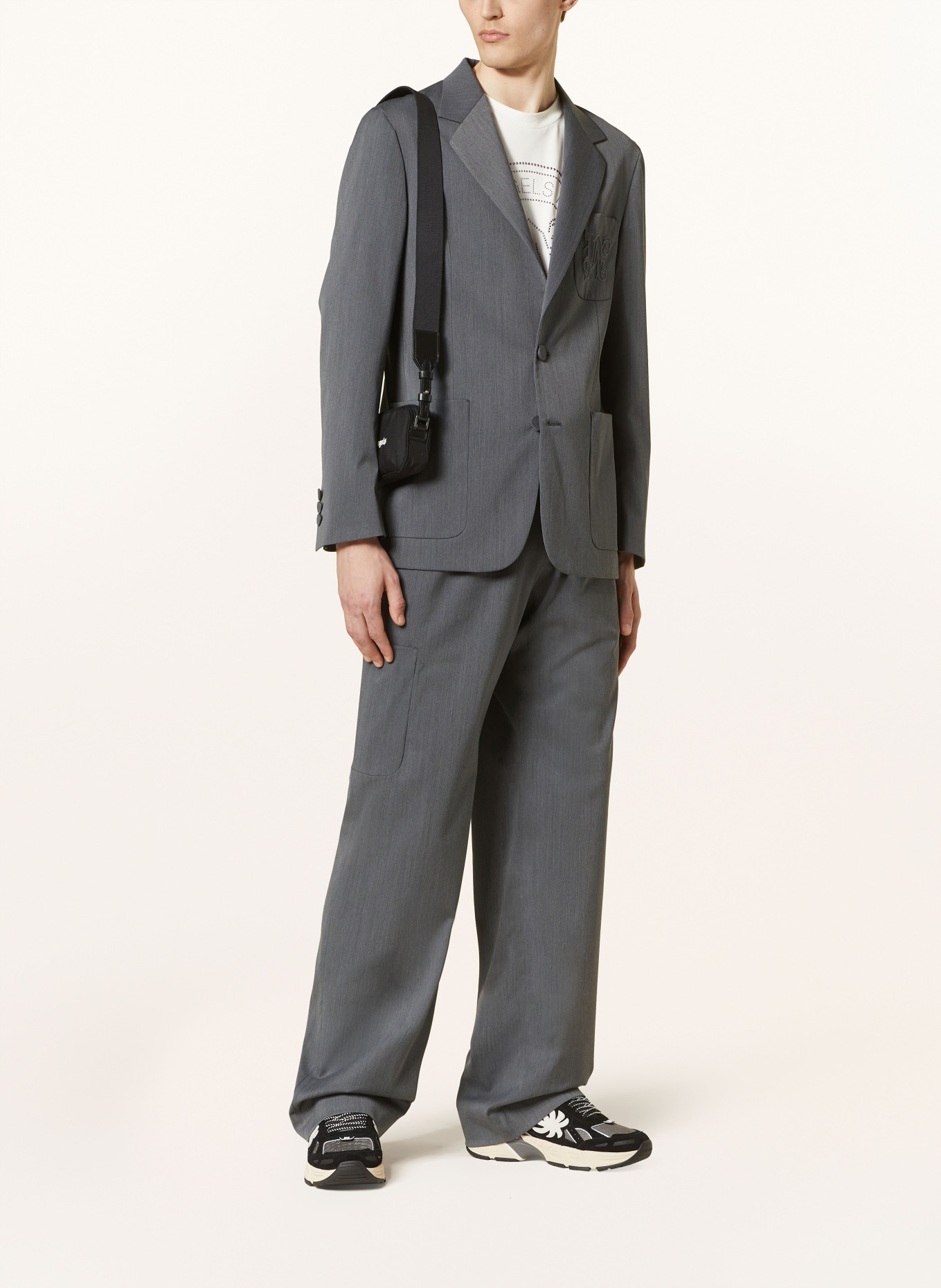 Palm Angels Suit jacket extra slim fit, Color: DARK GRAY (Image 2)