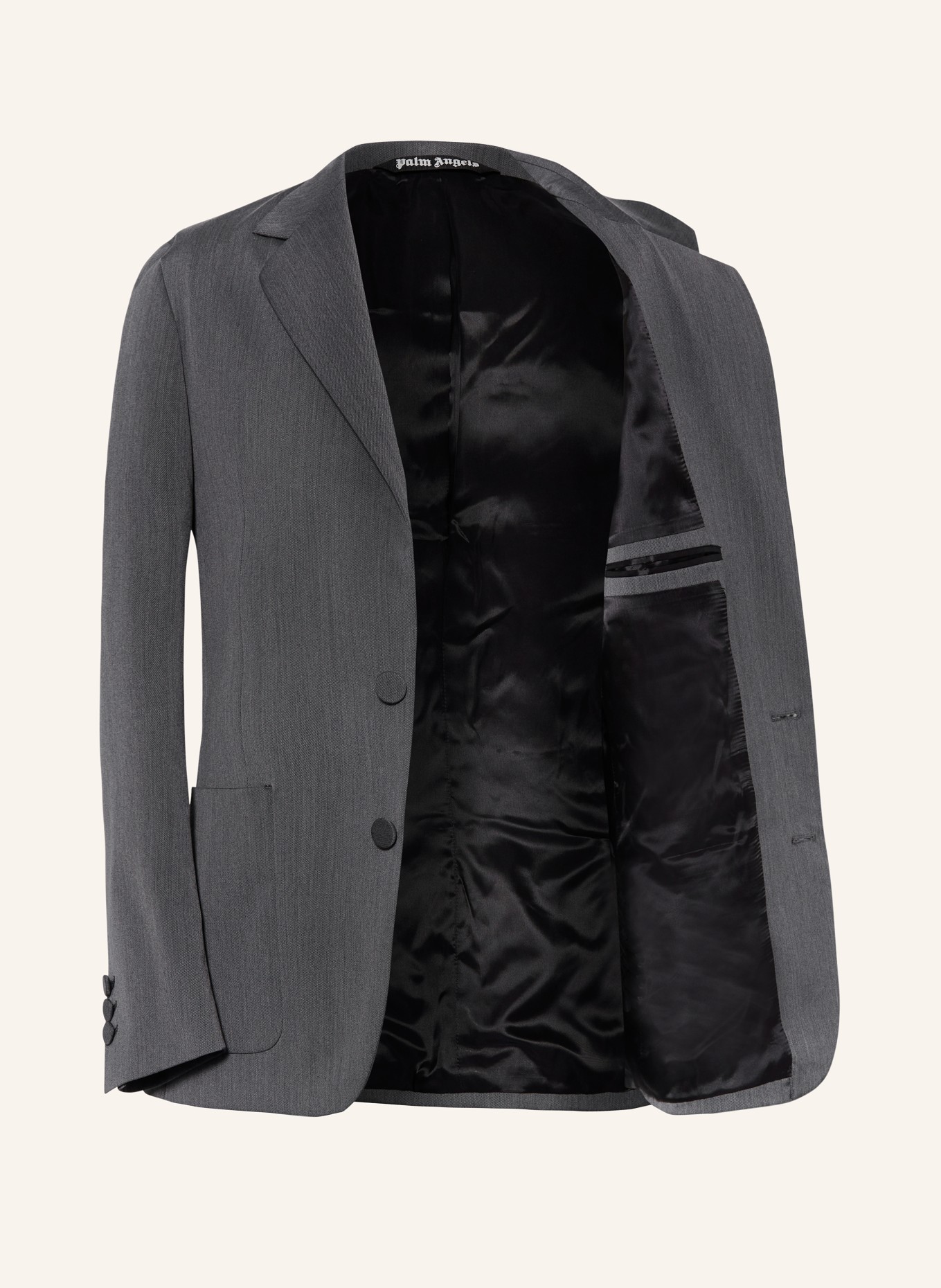 Palm Angels Suit jacket extra slim fit, Color: DARK GRAY (Image 4)