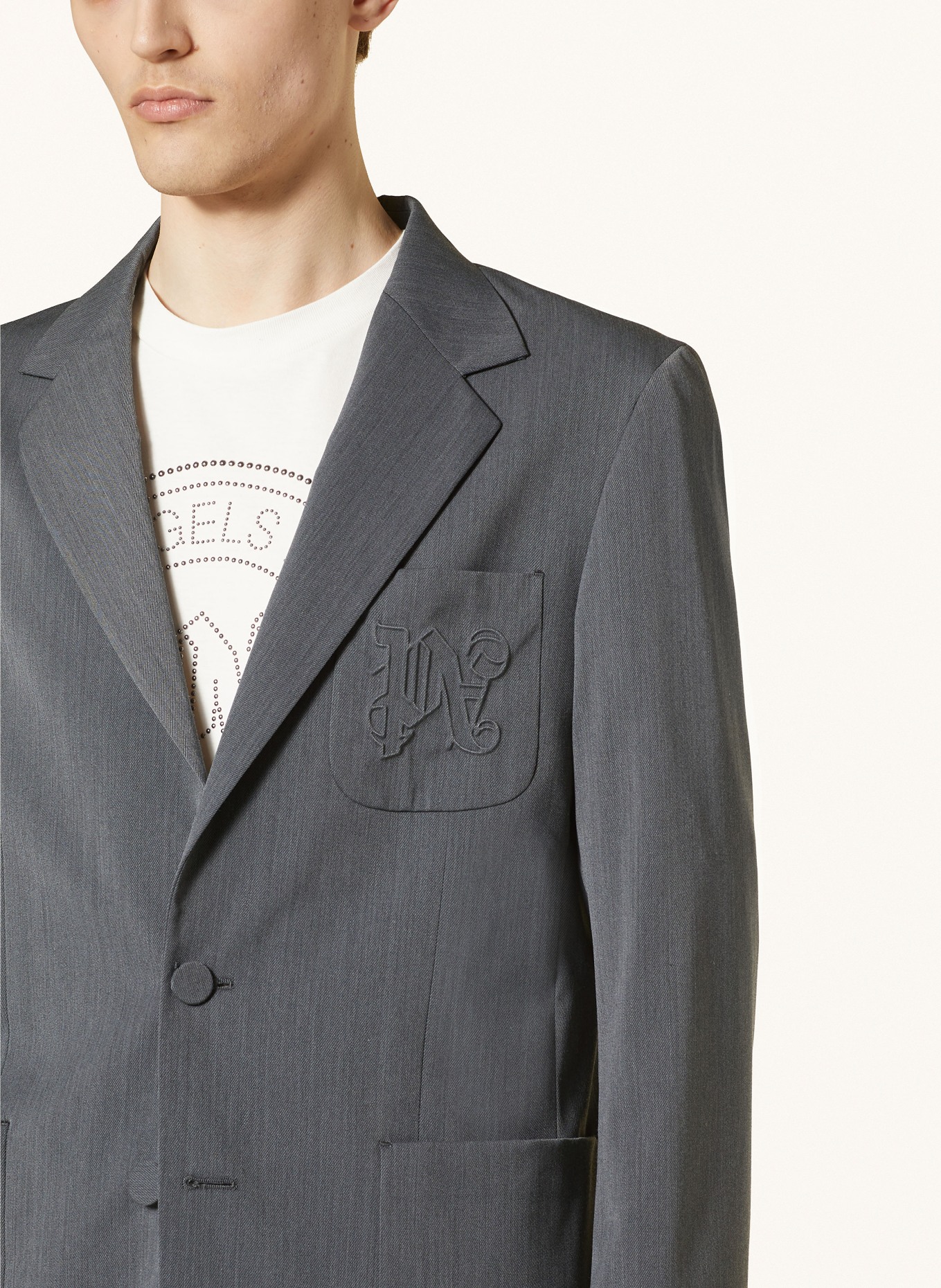 Palm Angels Suit jacket extra slim fit, Color: DARK GRAY (Image 5)