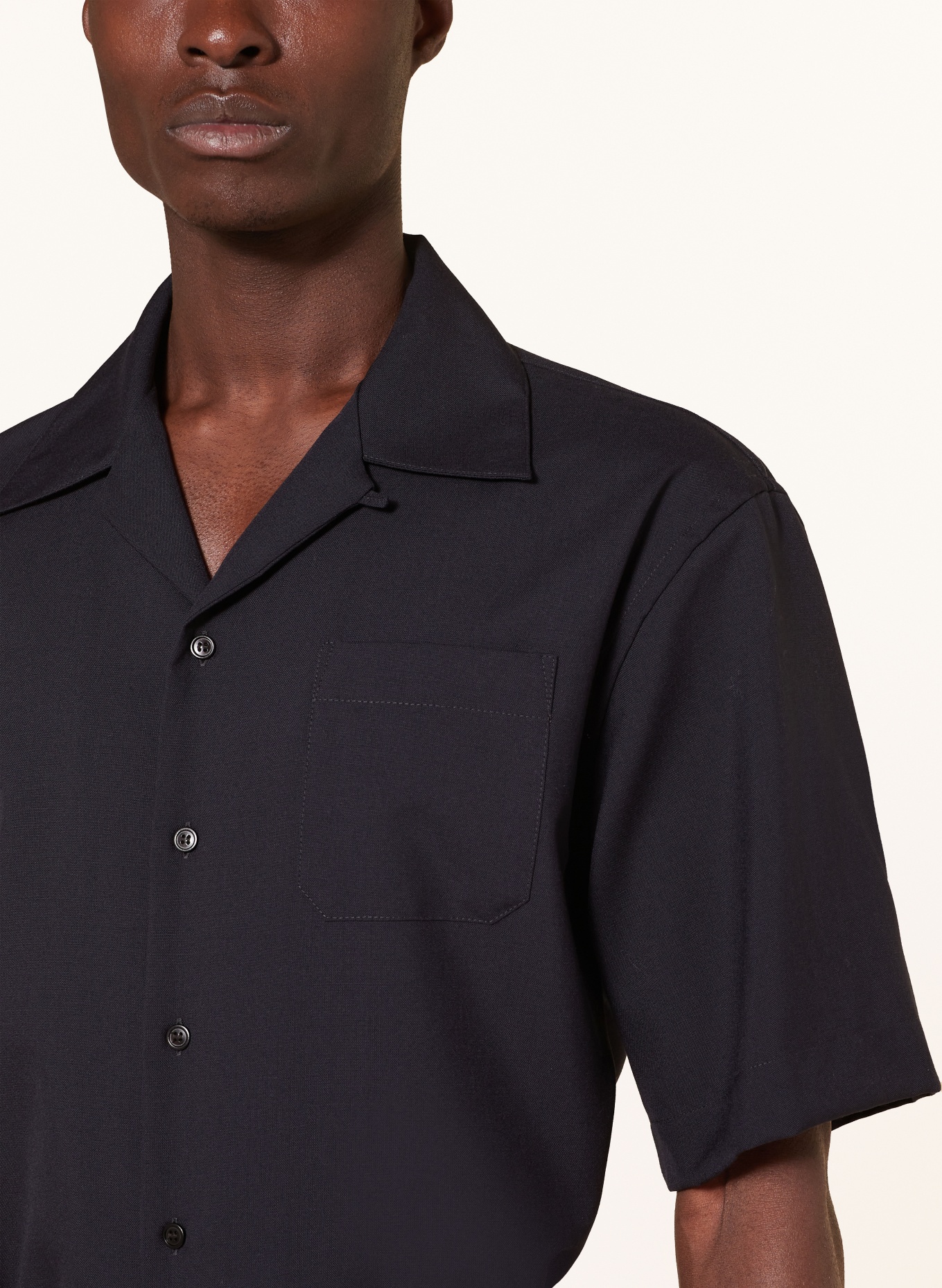 MARNI Resort shirt comfort fit, Color: DARK BLUE (Image 4)