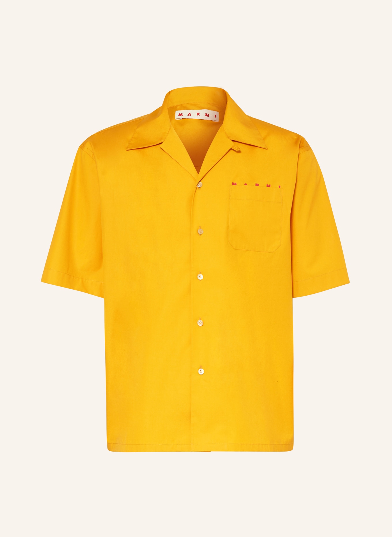 MARNI Resort shirt comfort fit, Color: LIGHT ORANGE (Image 1)