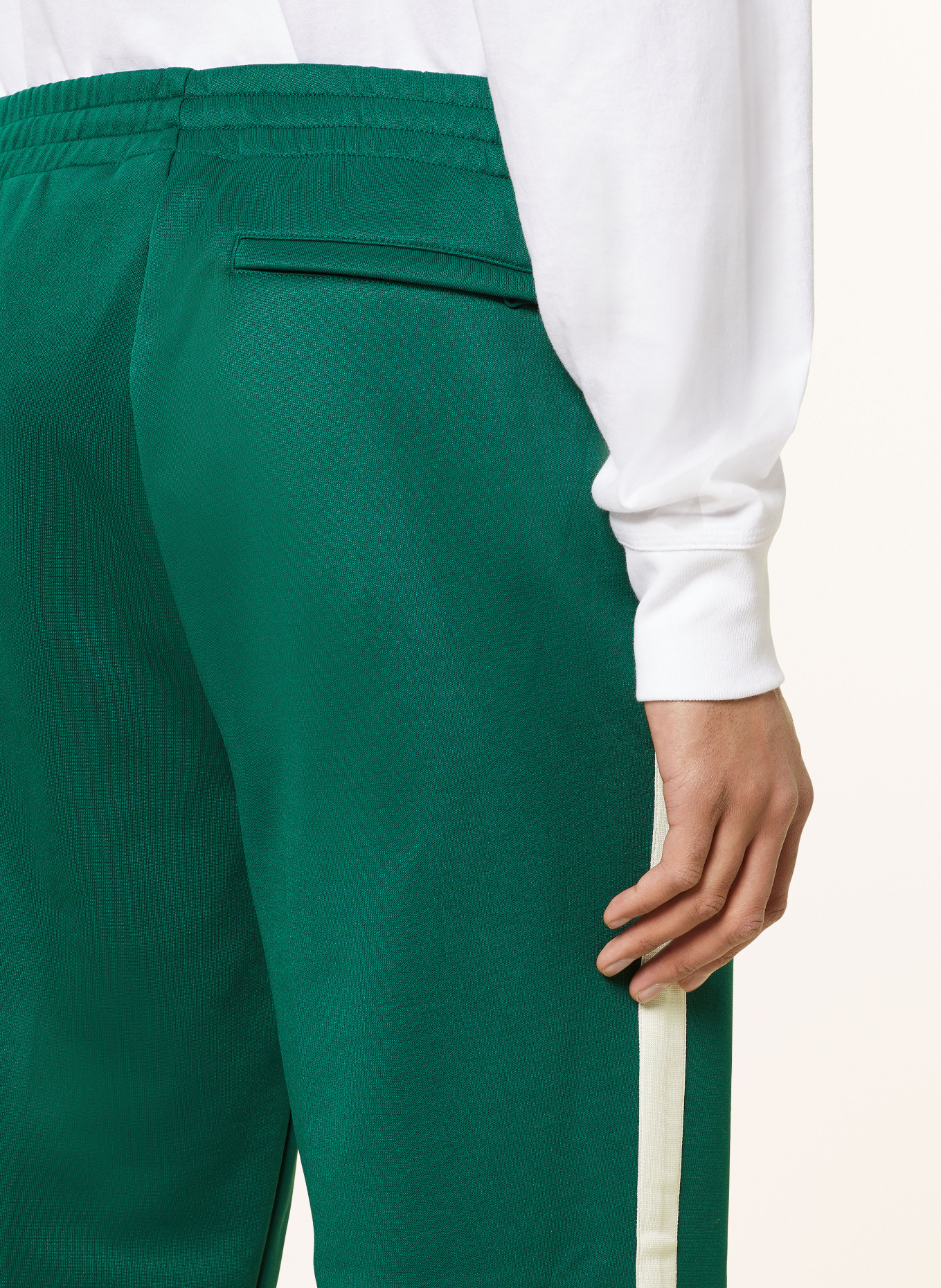 carhartt WIP Track pants BENCHILL, Color: GREEN/ WHITE (Image 6)