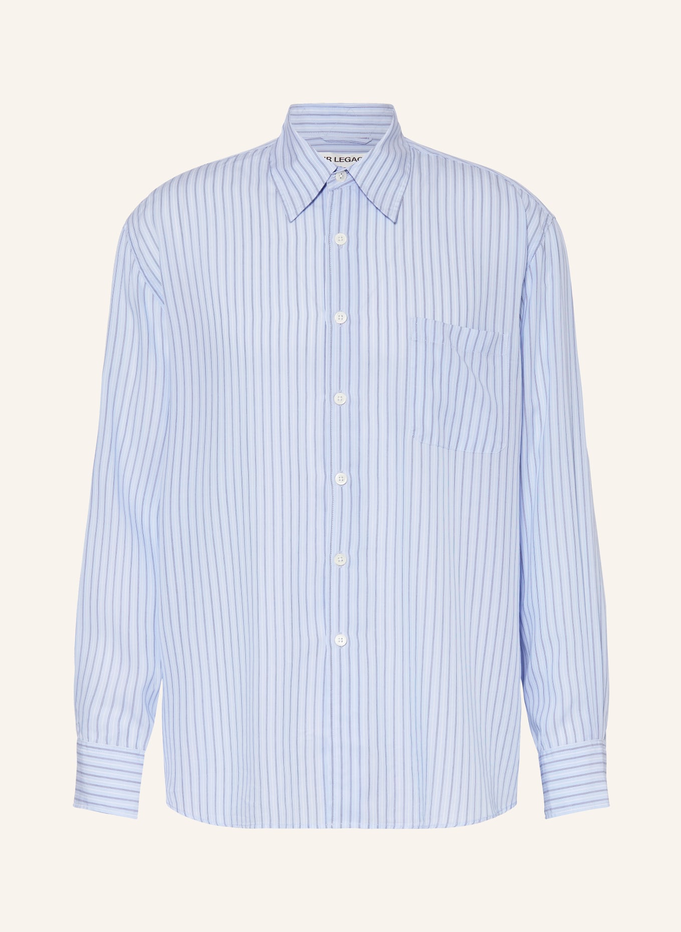 OUR LEGACY Shirt comfort fit, Color: LIGHT BLUE/ WHITE (Image 1)