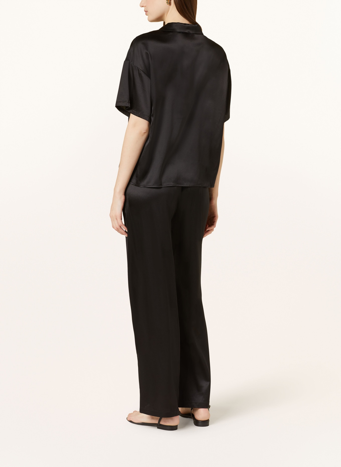 rosemunde Silk blouse, Color: BLACK (Image 3)