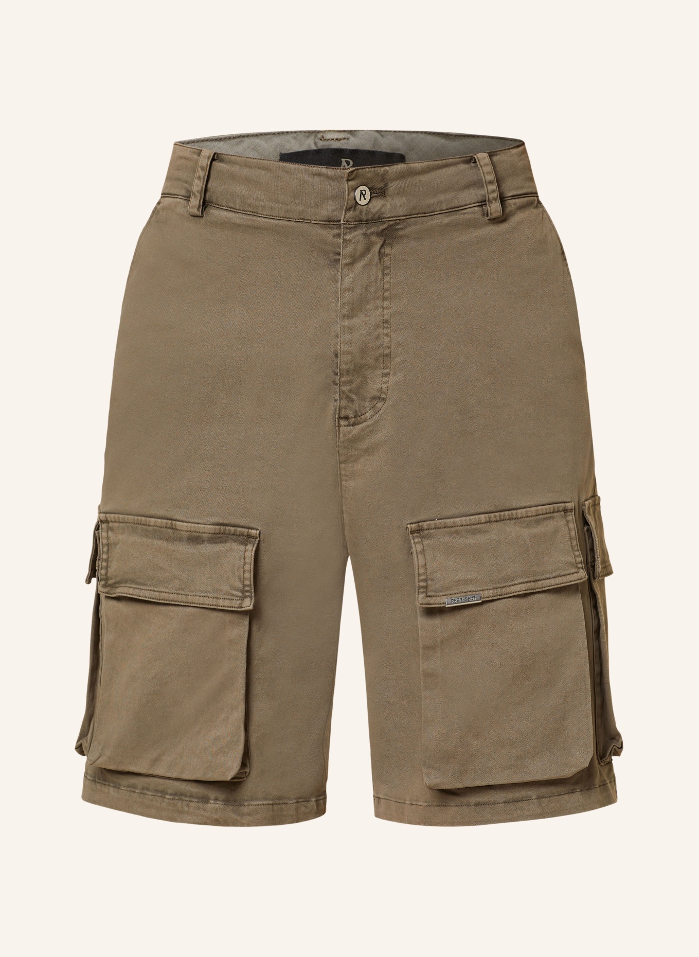 REPRESENT Cargo shorts, Color: DARK BROWN (Image 1)