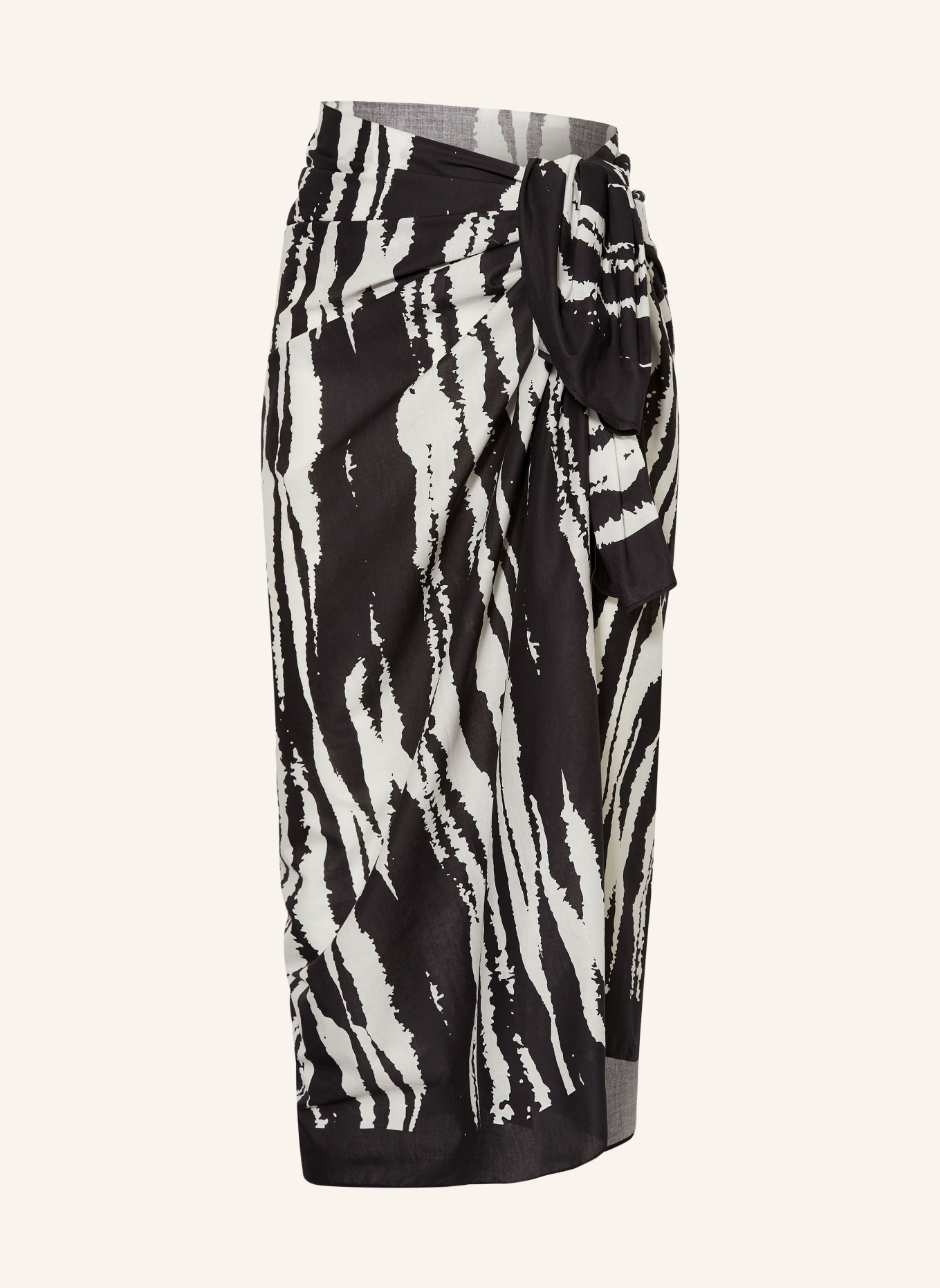 MRS & HUGS Sarong, Color: BLACK/ WHITE (Image 1)