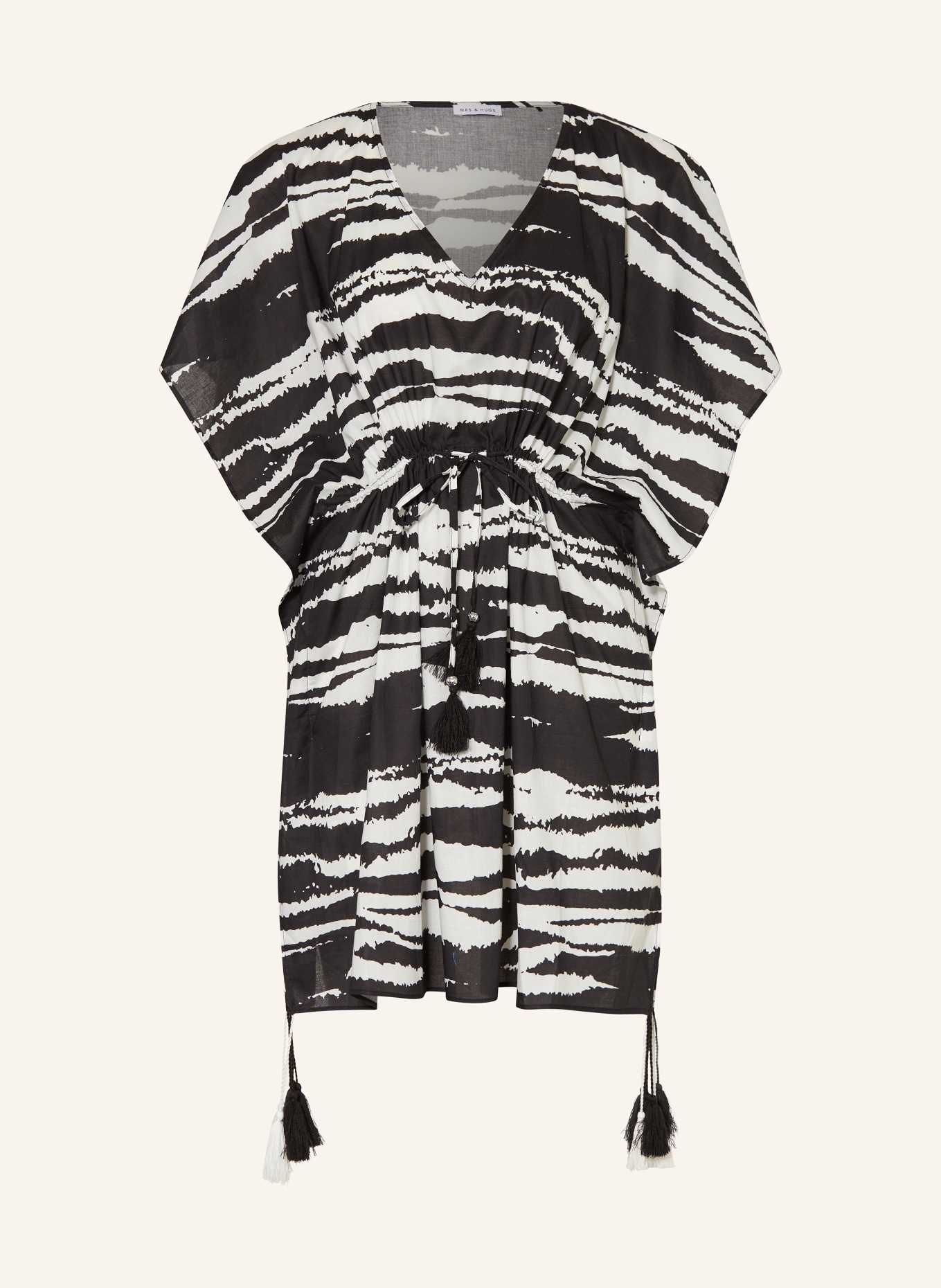 MRS & HUGS Tunic, Color: BLACK/ WHITE (Image 1)