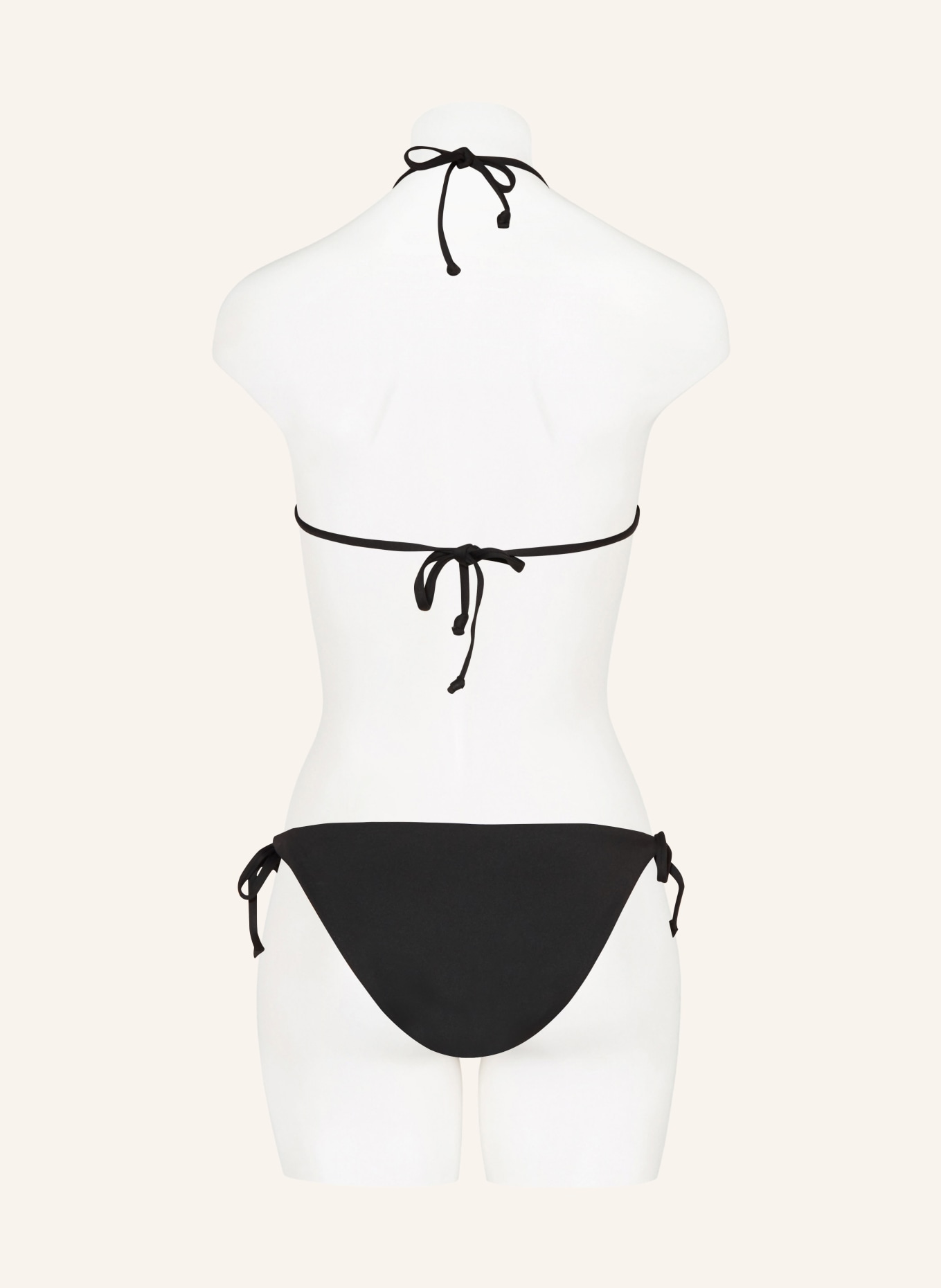 MRS & HUGS Triangle bikini top, Color: BLACK (Image 3)