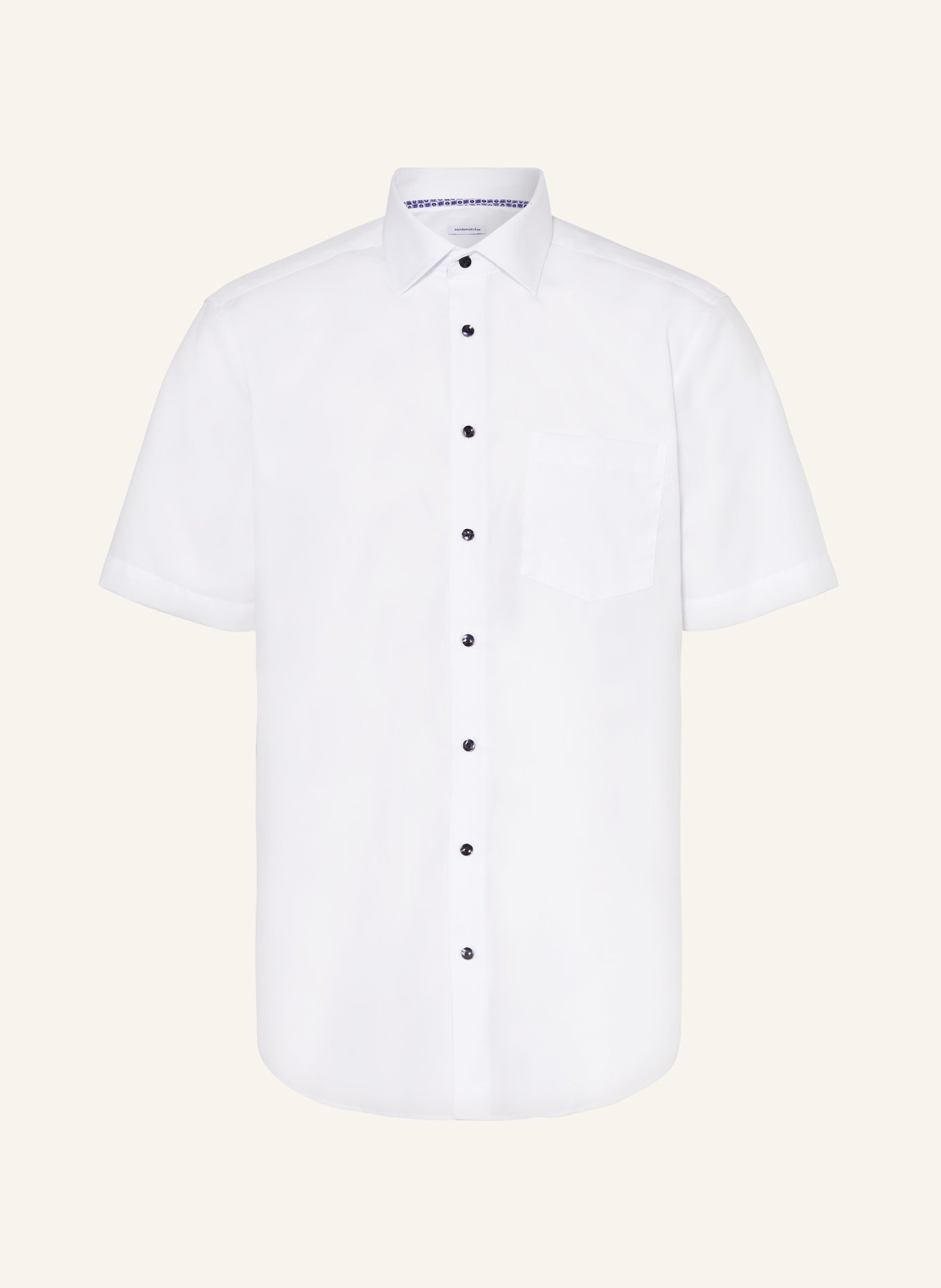 seidensticker Kurzarm-Hemd Regular Fit, Farbe: WEISS (Bild 1)