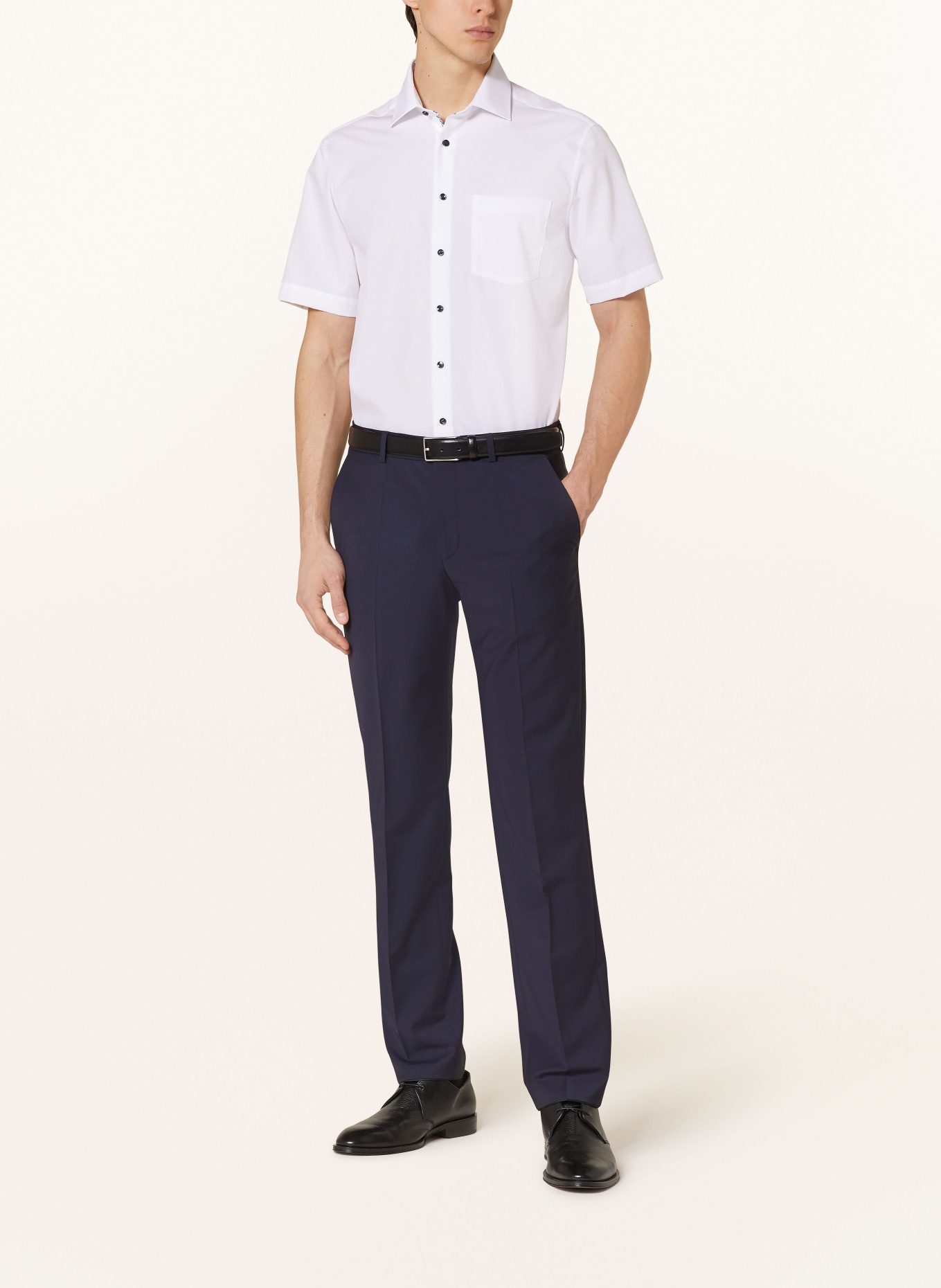 seidensticker Kurzarm-Hemd Regular Fit, Farbe: WEISS (Bild 2)