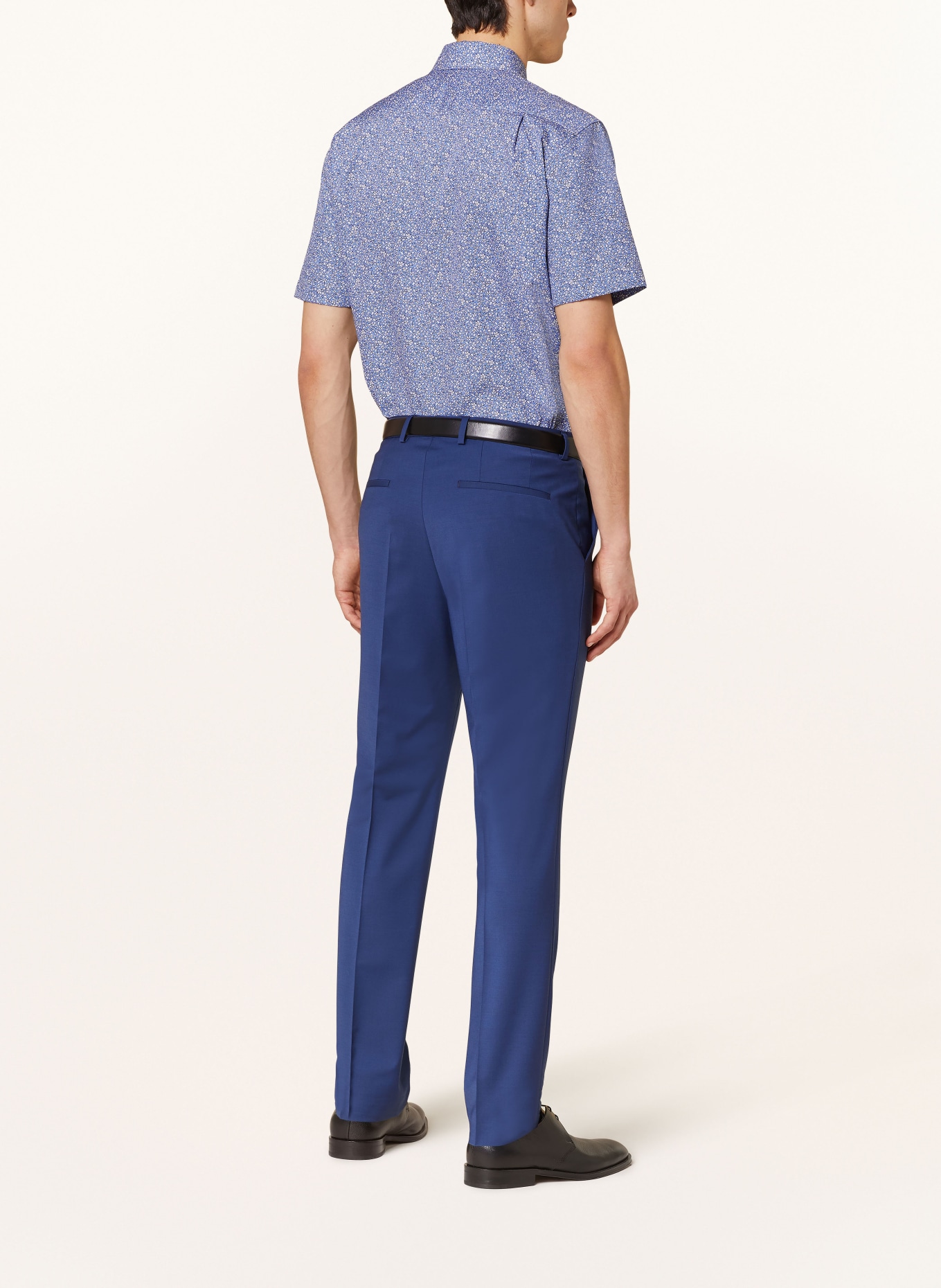 seidensticker Short sleeve shirt regular fit, Color: BLUE/ WHITE (Image 3)