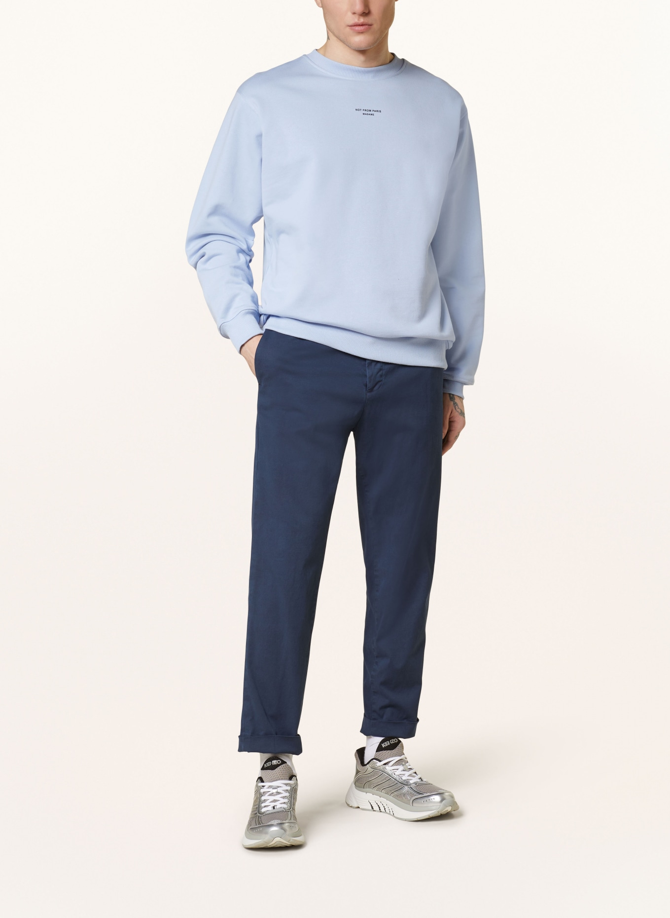 DRÔLE DE MONSIEUR Sweatshirt, Color: LIGHT BLUE (Image 2)