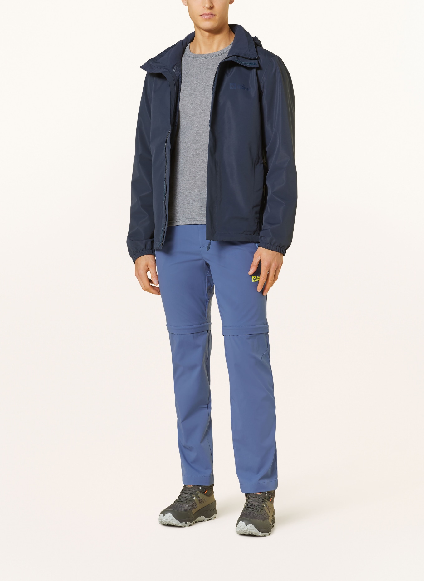 Jack Wolfskin Outdoor jacket STORMY POINT 2L, Color: DARK BLUE (Image 2)