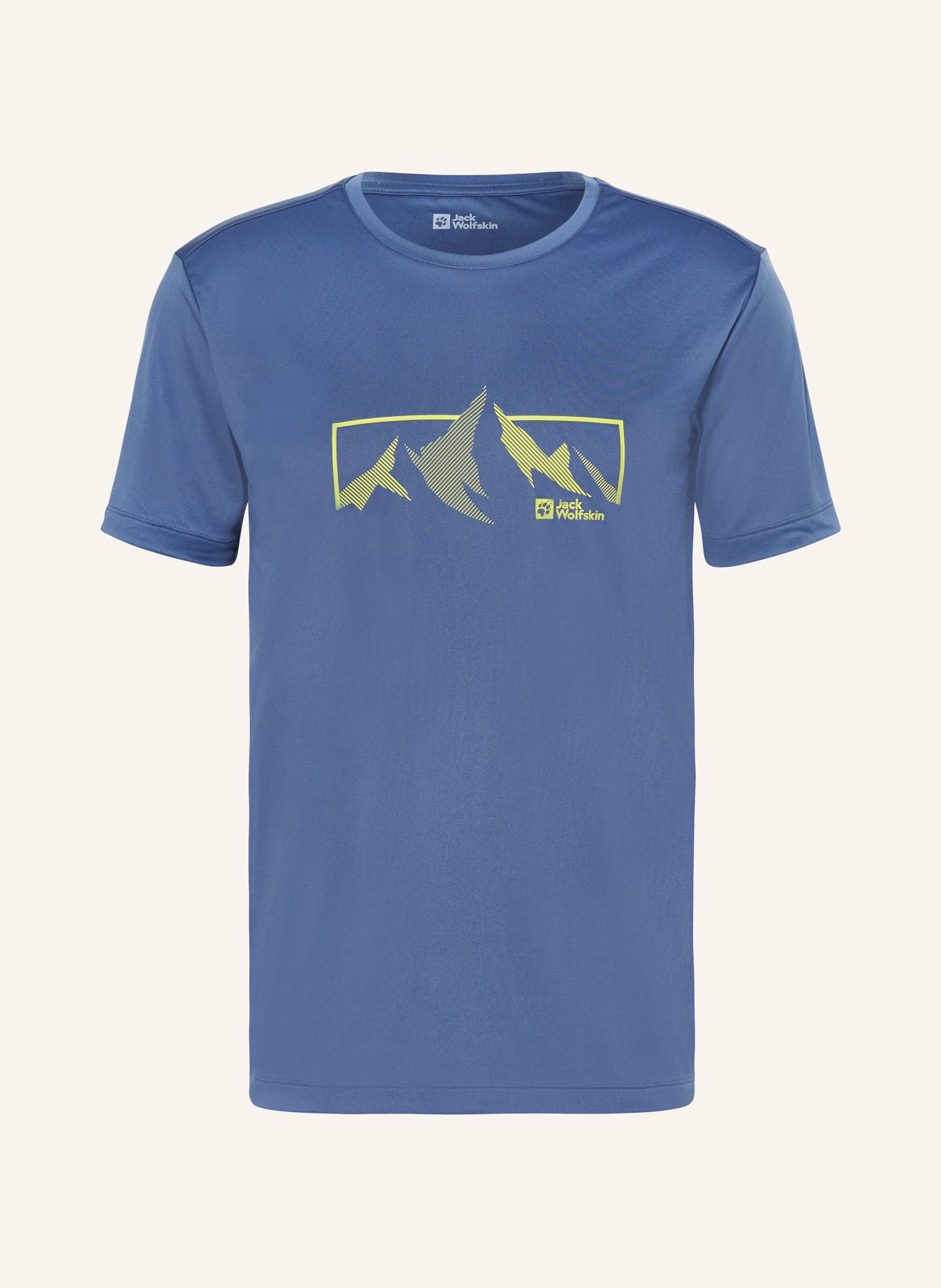 Jack Wolfskin T-Shirt PEAK GRAPHIC, Farbe: BLAU (Bild 1)