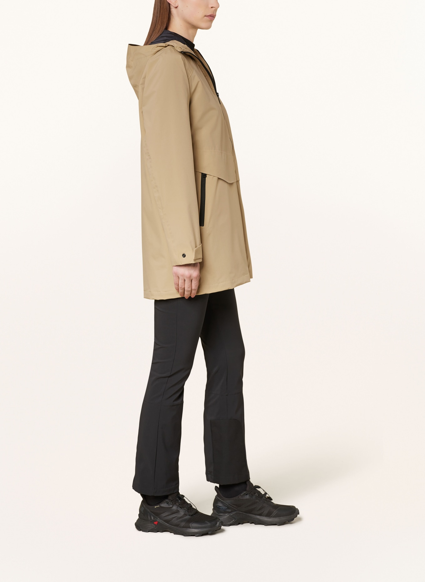 Jack Wolfskin Outdoor jacket MAINKAI LONG, Color: BEIGE (Image 4)
