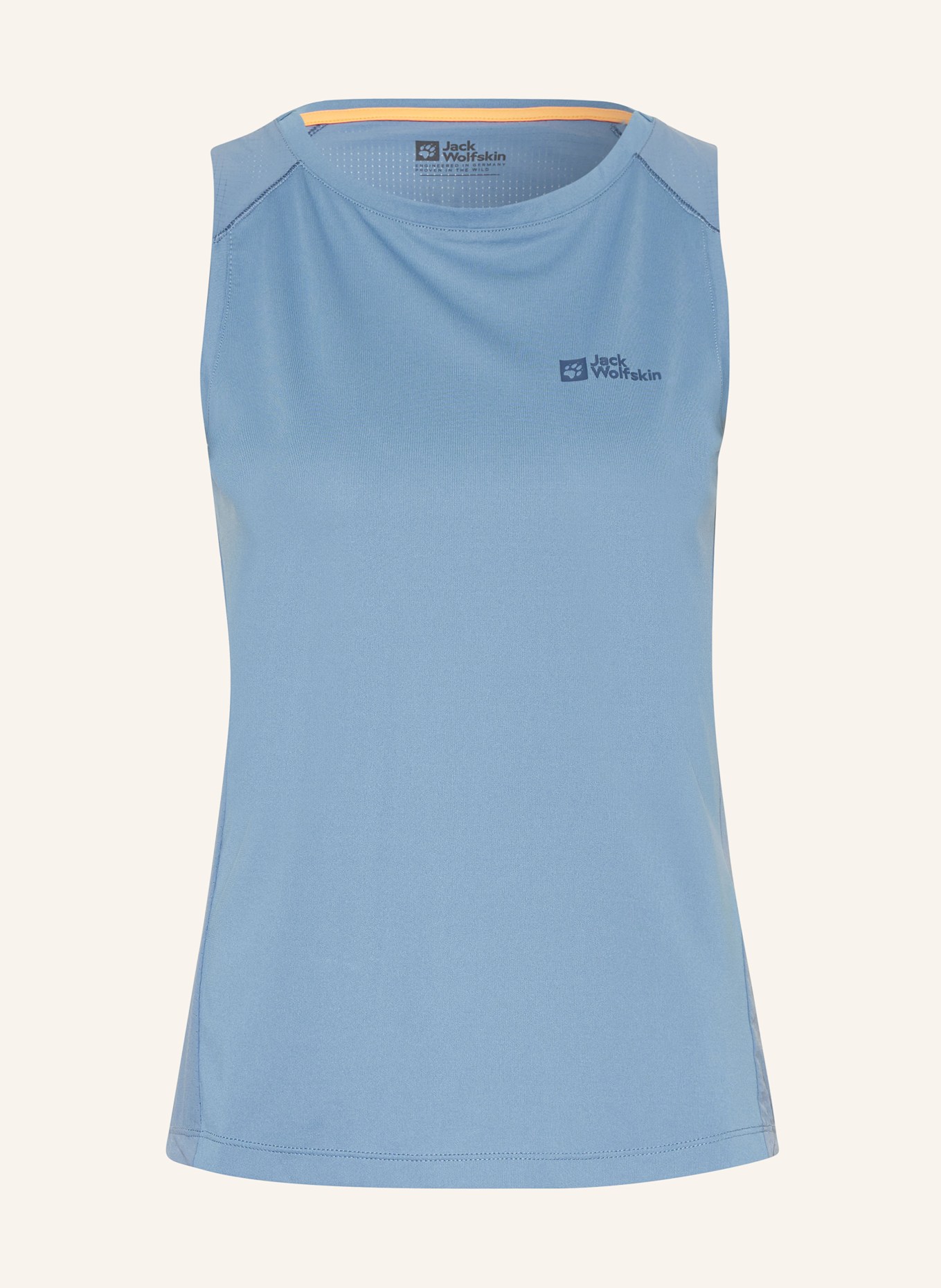 Jack Wolfskin Tank top PRELIGHT CHILL, Color: BLUE (Image 1)