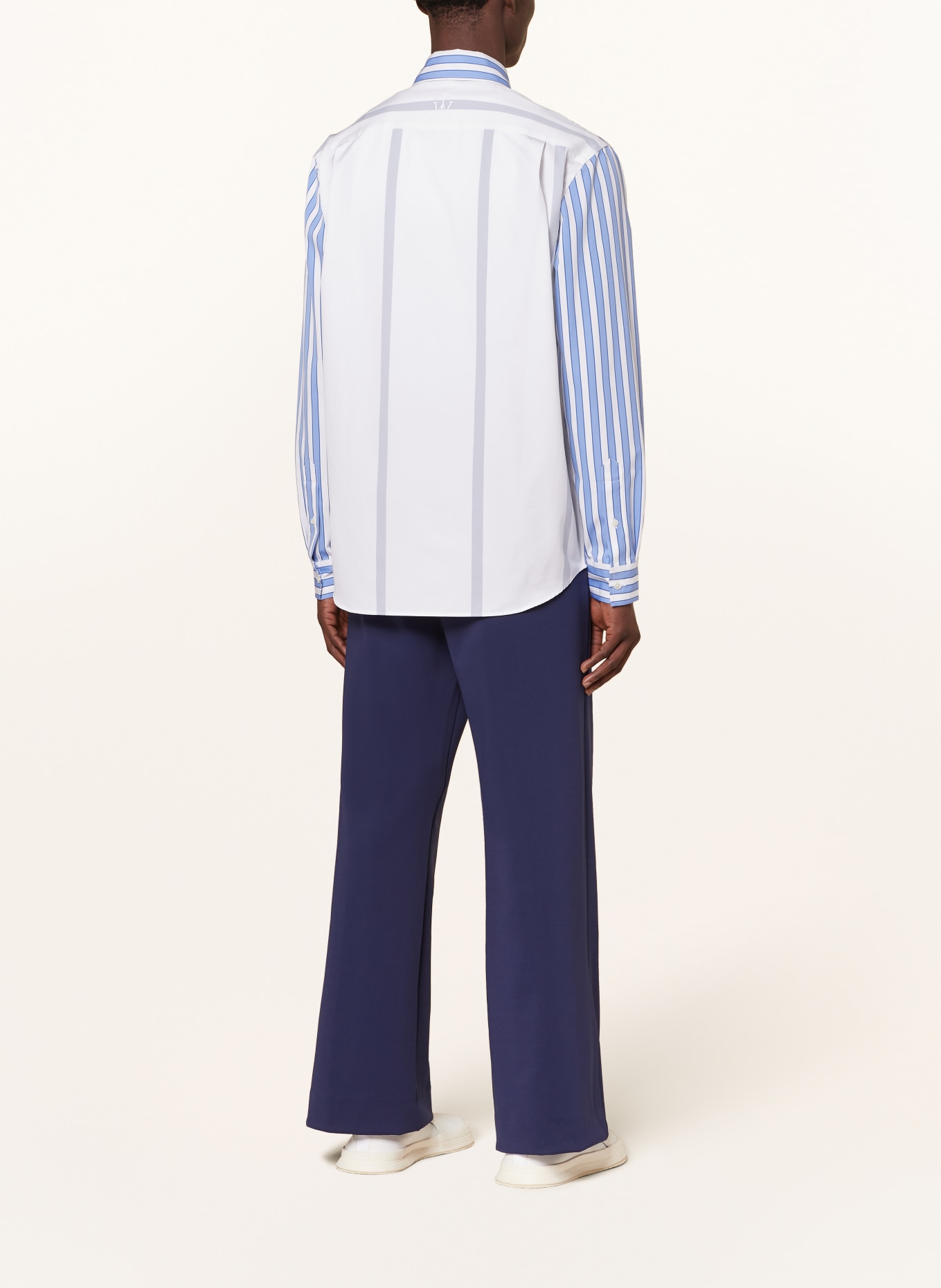 JW ANDERSON Shirt comfort fit, Color: BLUE/ WHITE (Image 3)