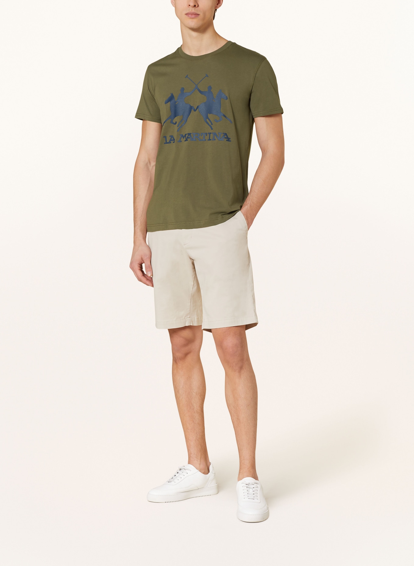 LA MARTINA T-shirt, Color: KHAKI (Image 2)