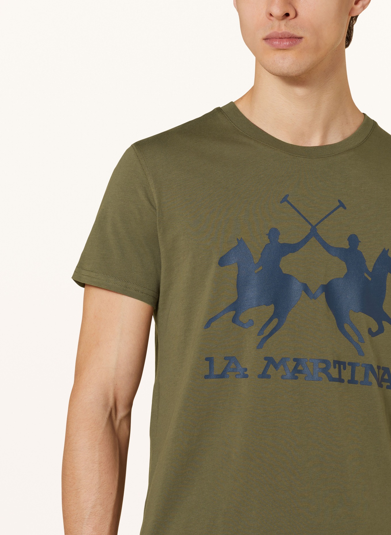 LA MARTINA T-shirt, Color: KHAKI (Image 4)