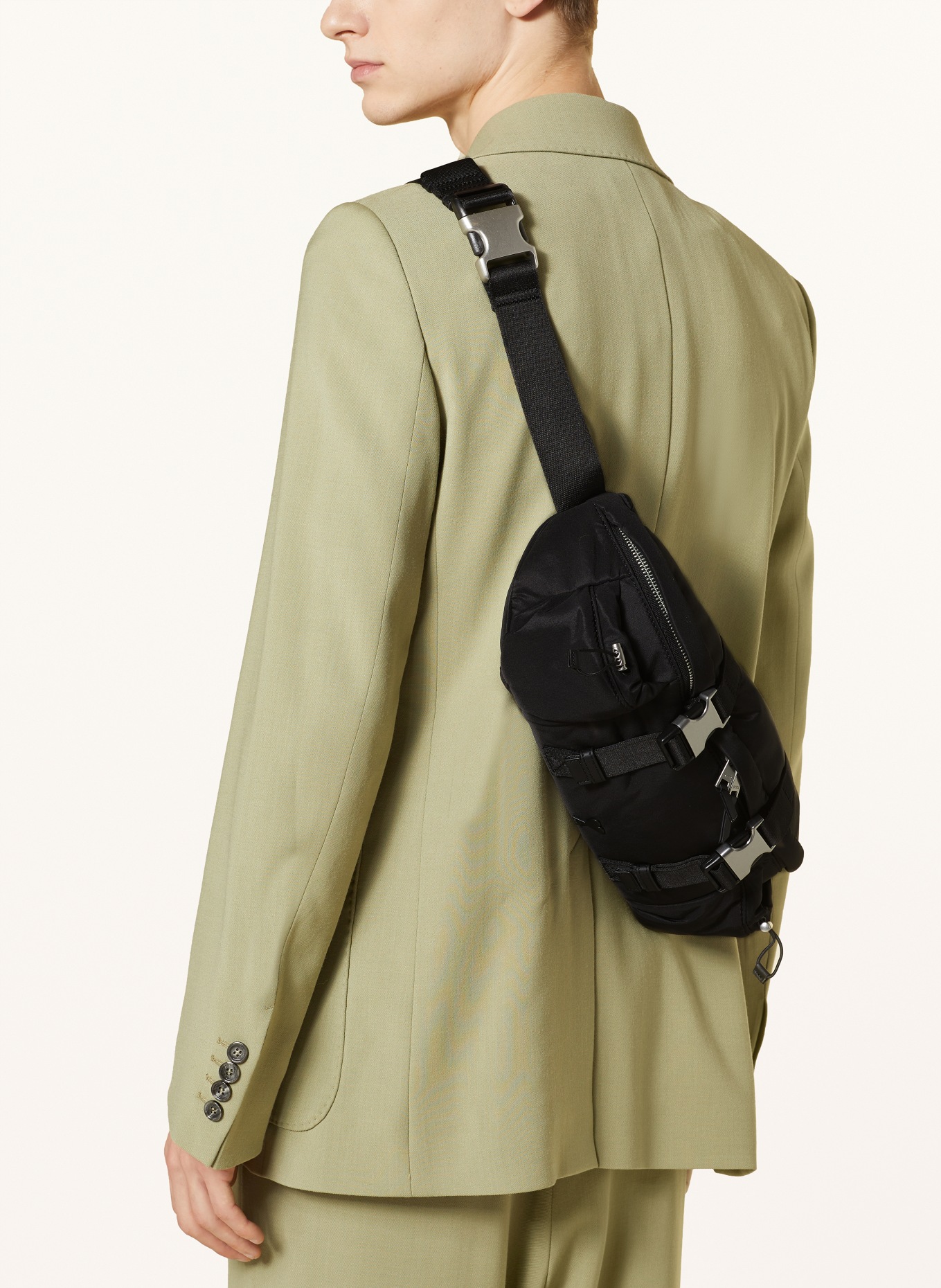 AMI PARIS Waist bag, Color: BLACK (Image 4)