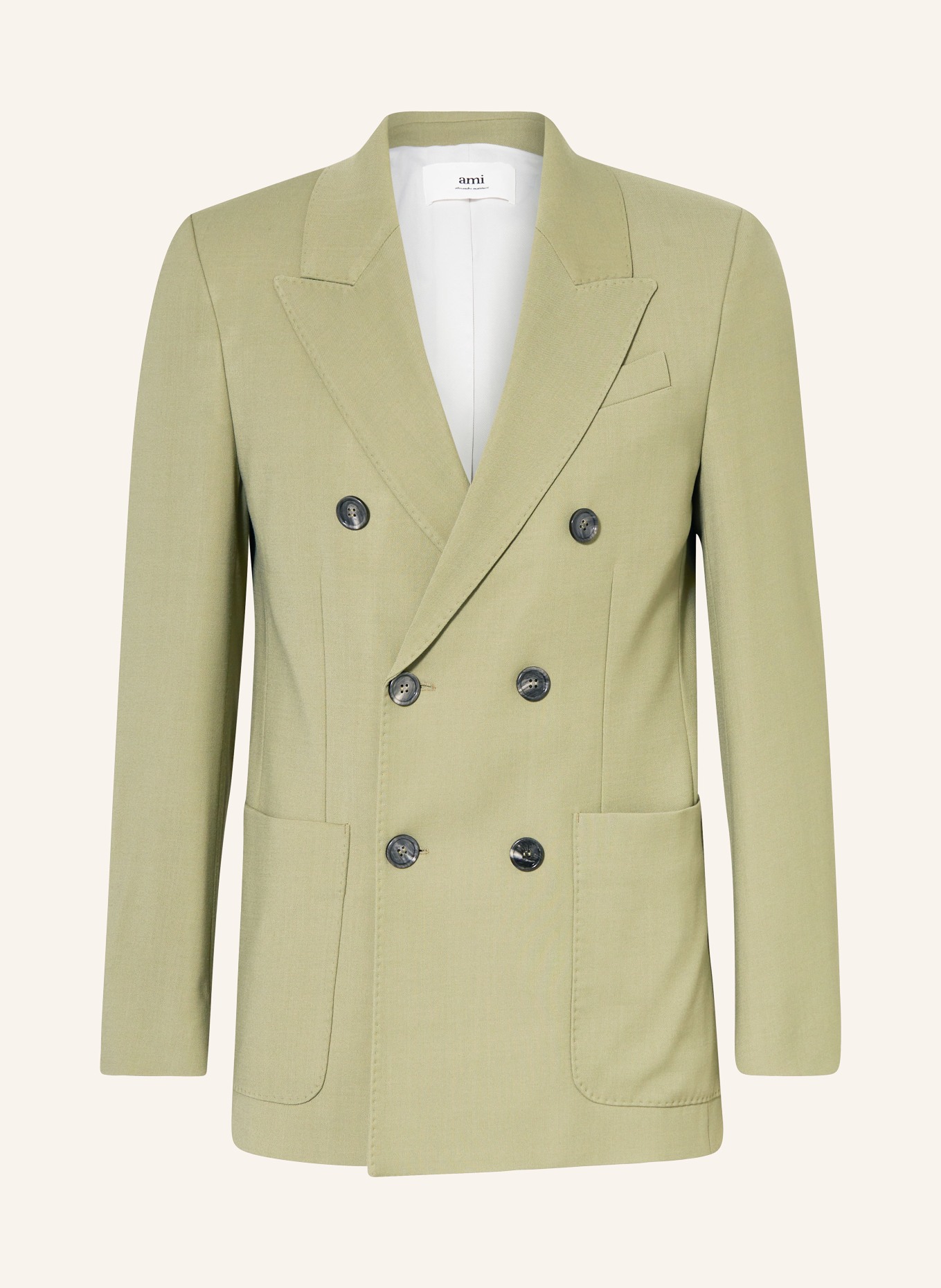 AMI PARIS Suit jacket Slim Fit, Color: 351 OLIVE (Image 1)