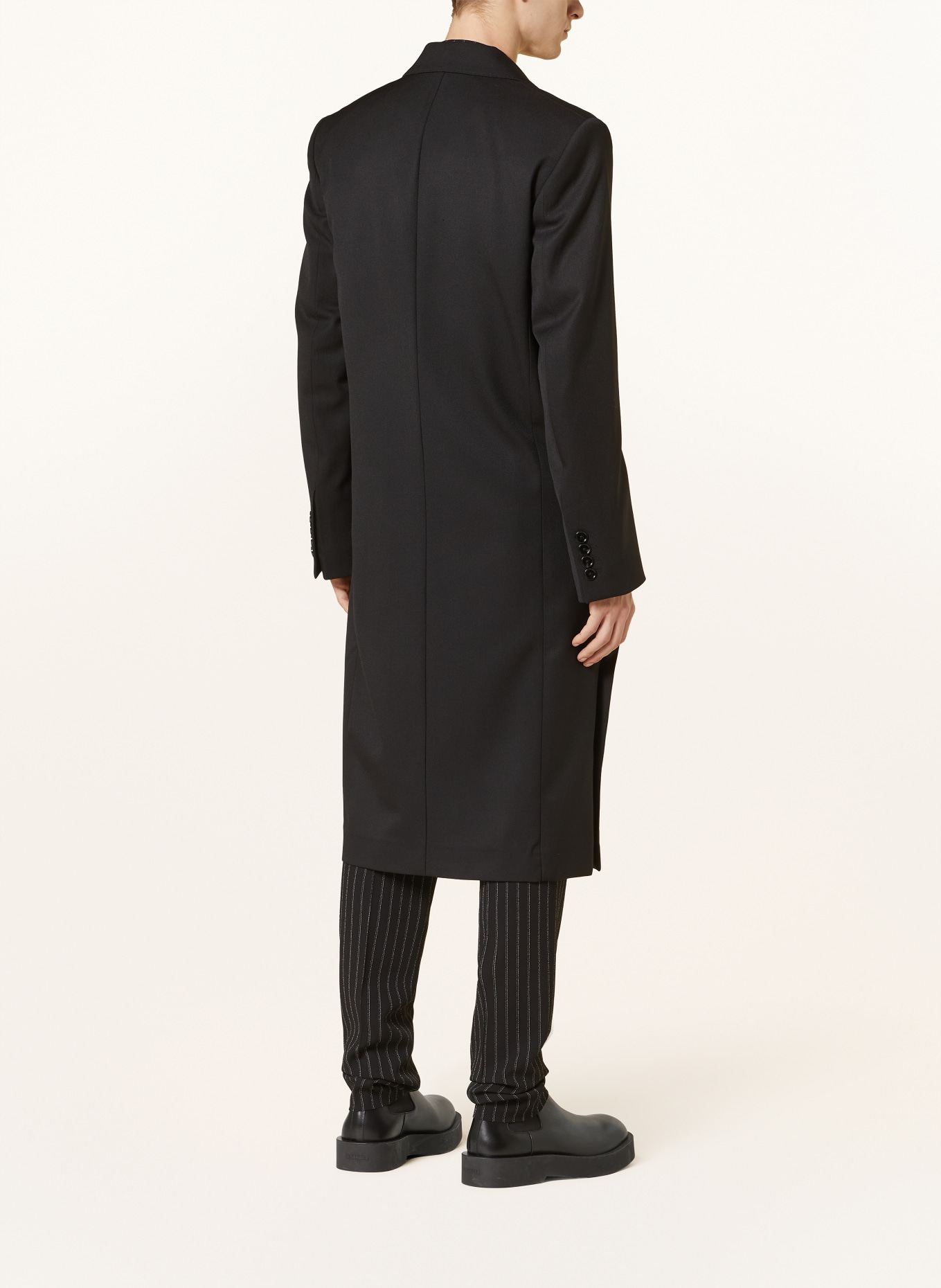 AMI PARIS Wool coat, Color: BLACK (Image 3)