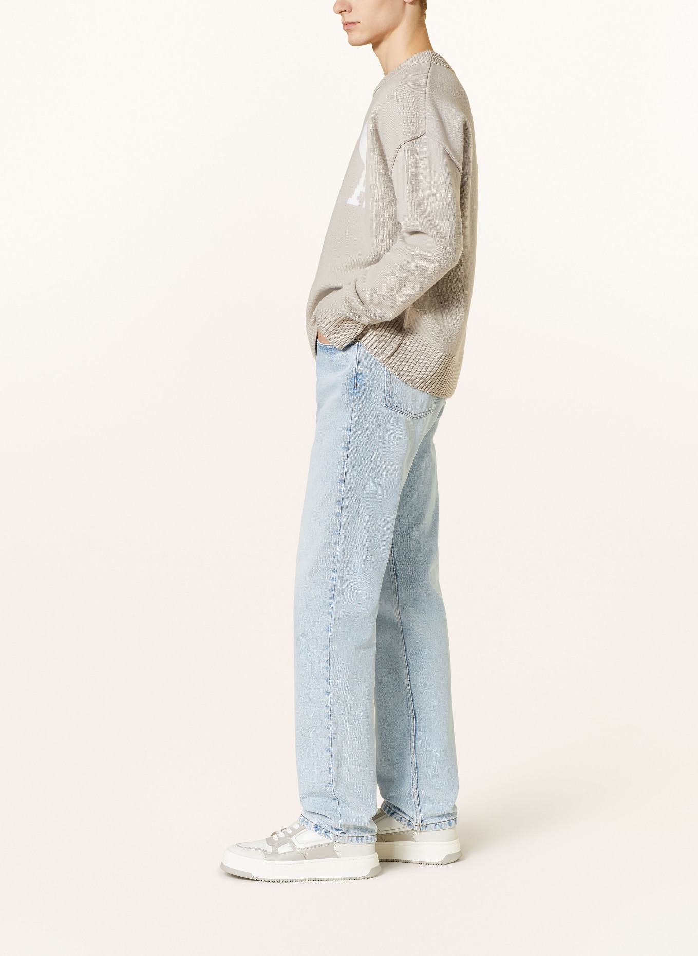 AMI PARIS Jeans Regular Fit, Farbe: 448 BLEACH (Bild 4)