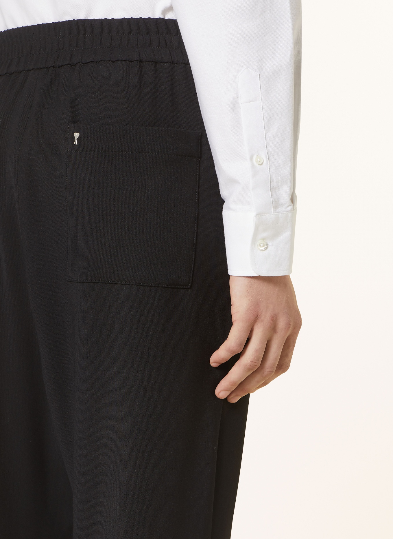 AMI PARIS Trousers, Color: BLACK (Image 6)