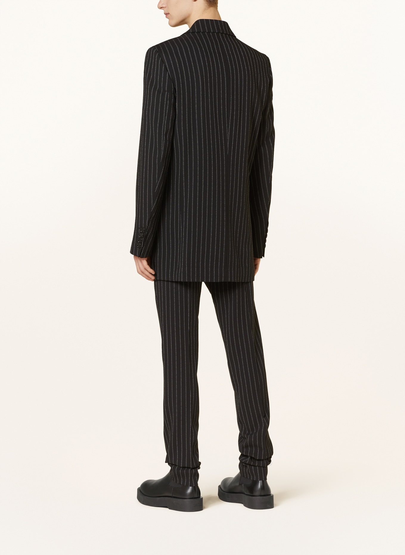 AMI PARIS Suit jacket regular fit, Color: BLACK/ WHITE (Image 3)