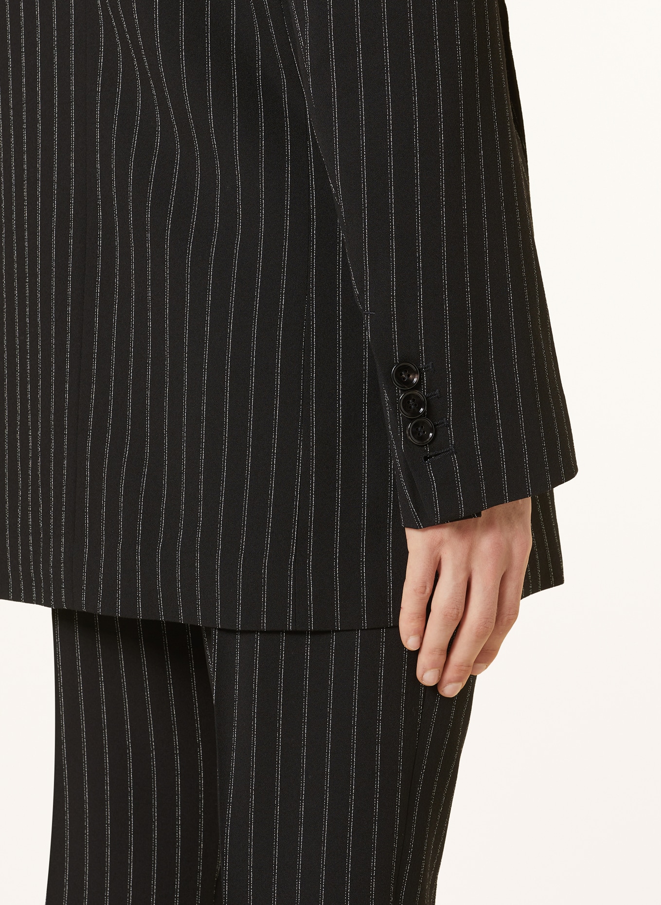 AMI PARIS Suit jacket regular fit, Color: BLACK/ WHITE (Image 5)