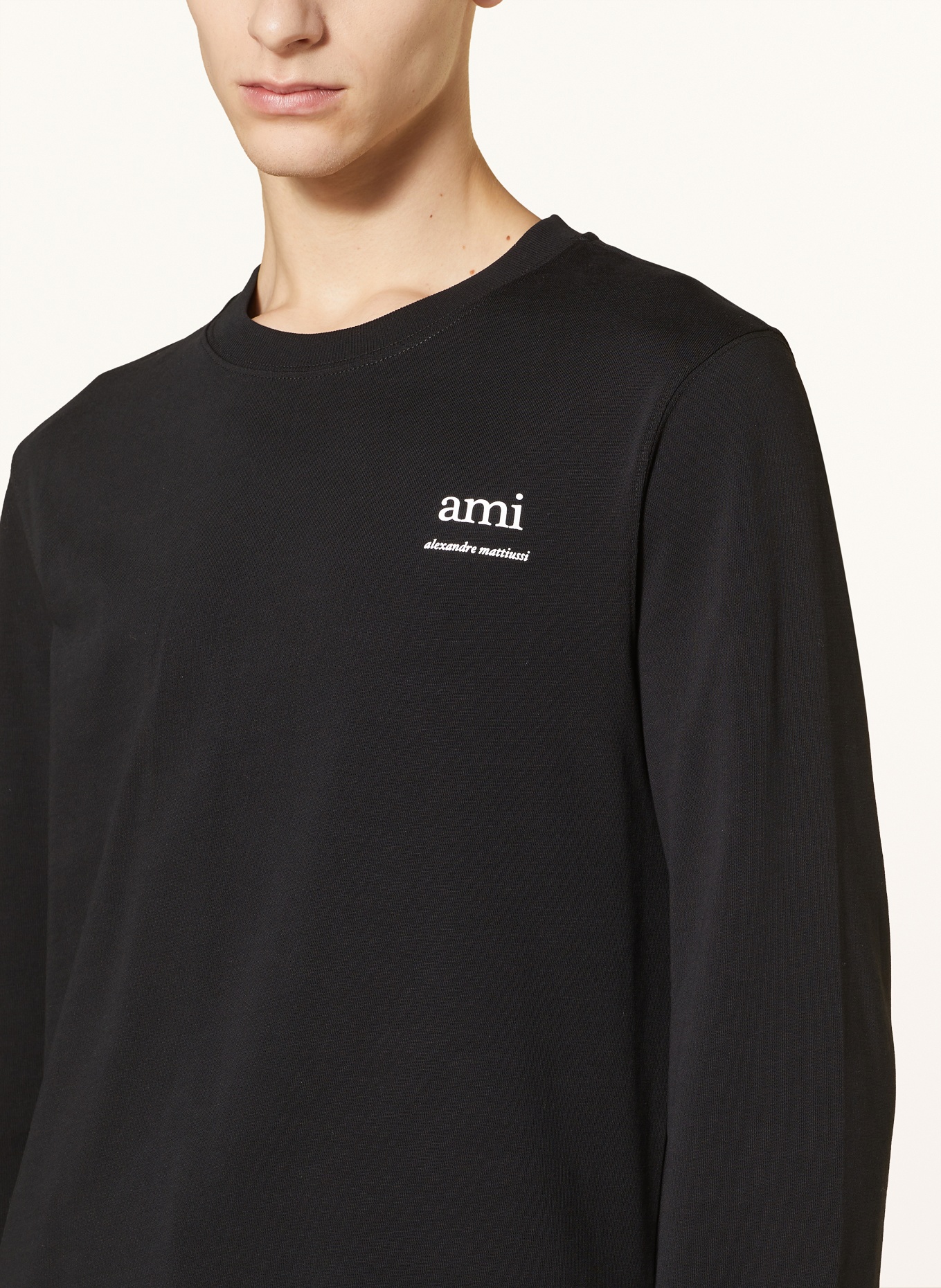AMI PARIS Long sleeve shirt, Color: BLACK (Image 4)