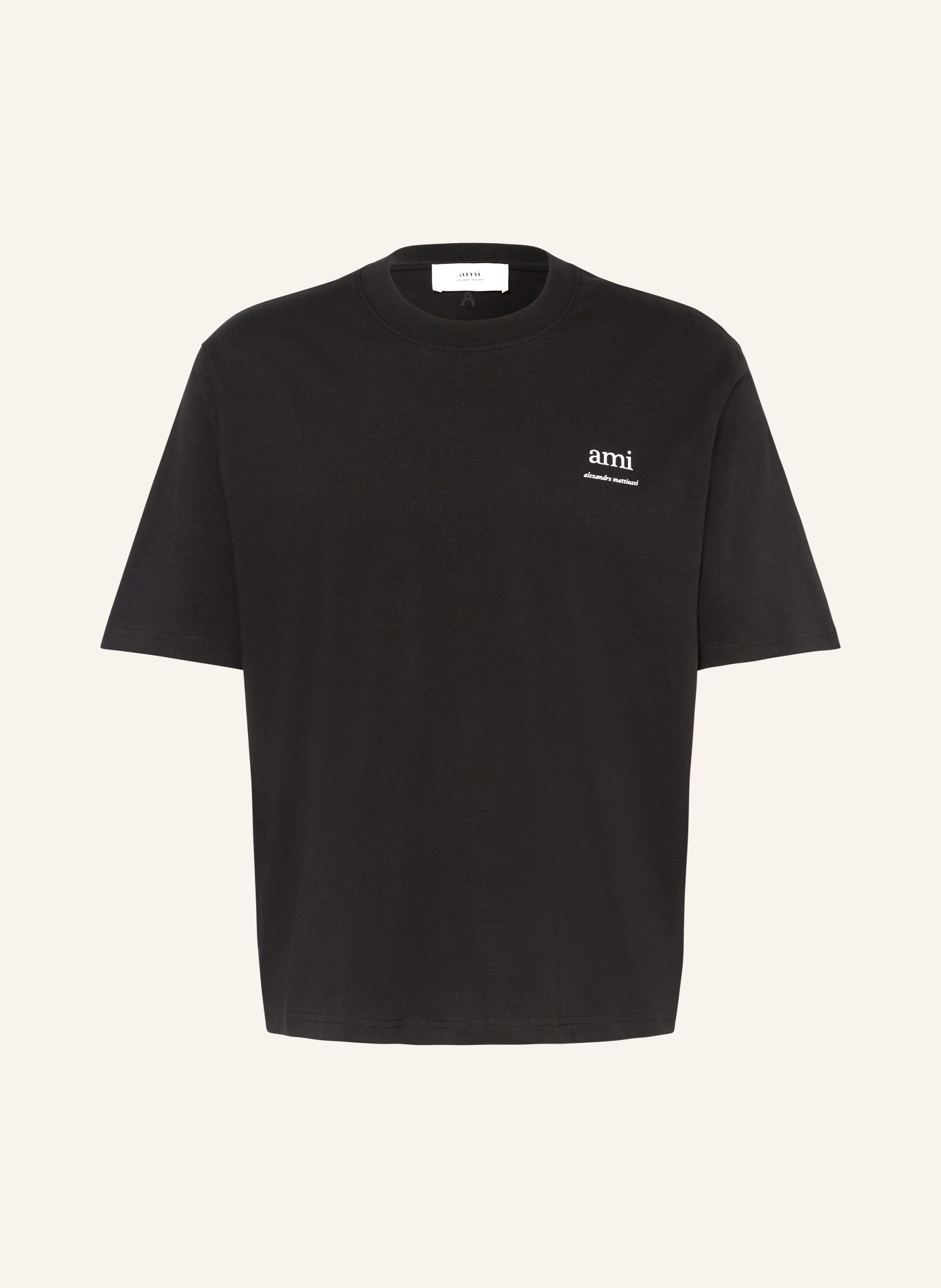 AMI PARIS T-shirt, Color: BLACK (Image 1)