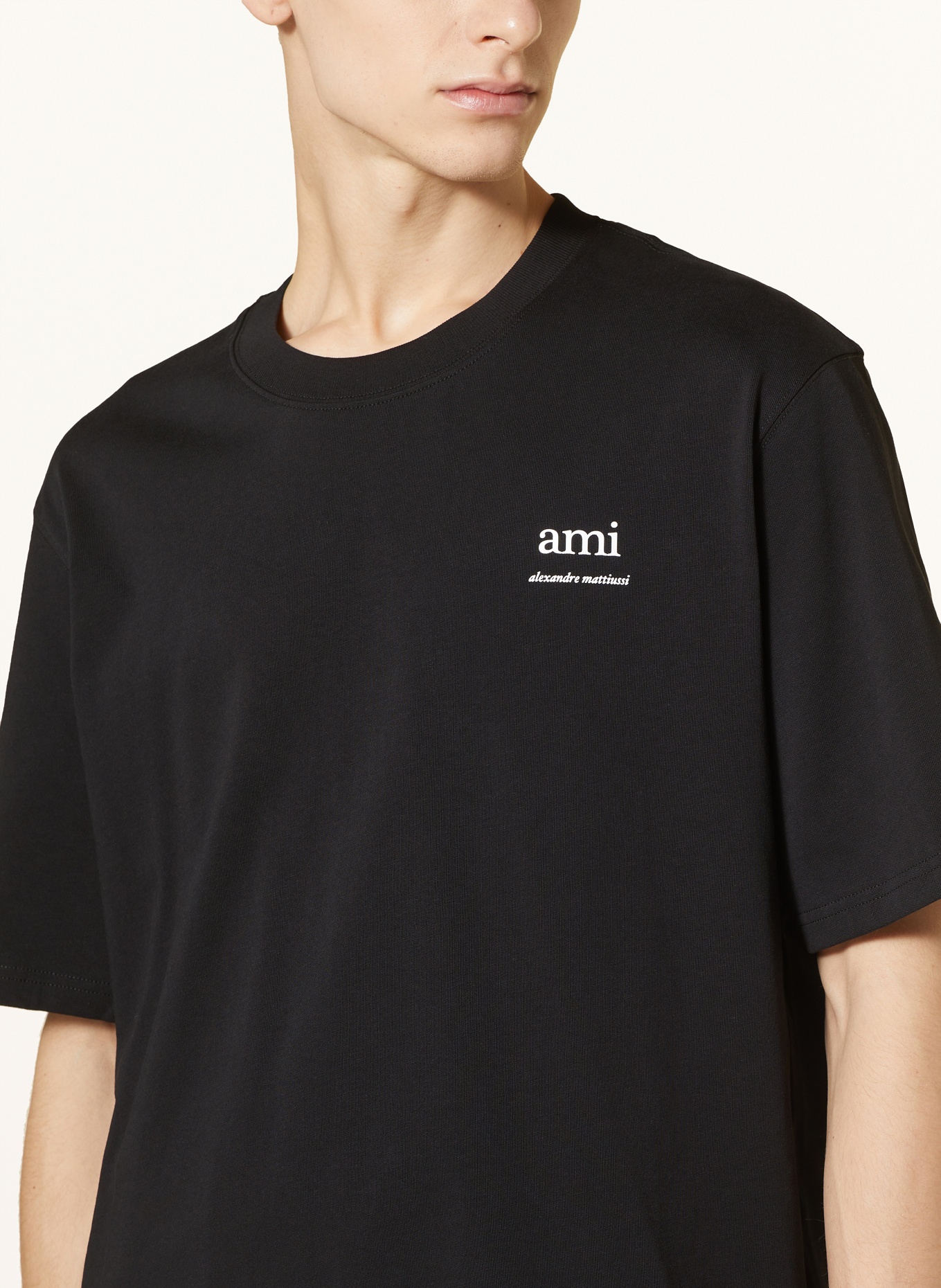 AMI PARIS T-shirt, Kolor: CZARNY (Obrazek 4)
