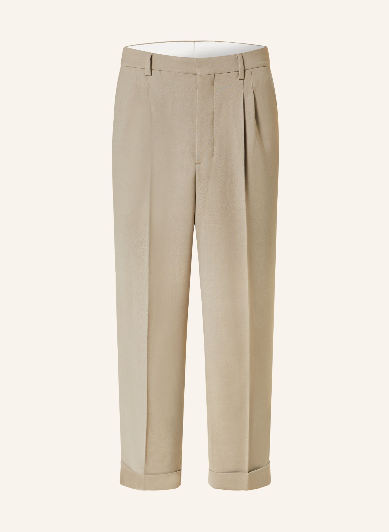 AMI PARIS Trousers regular fit, Color: TAUPE (Image 1)