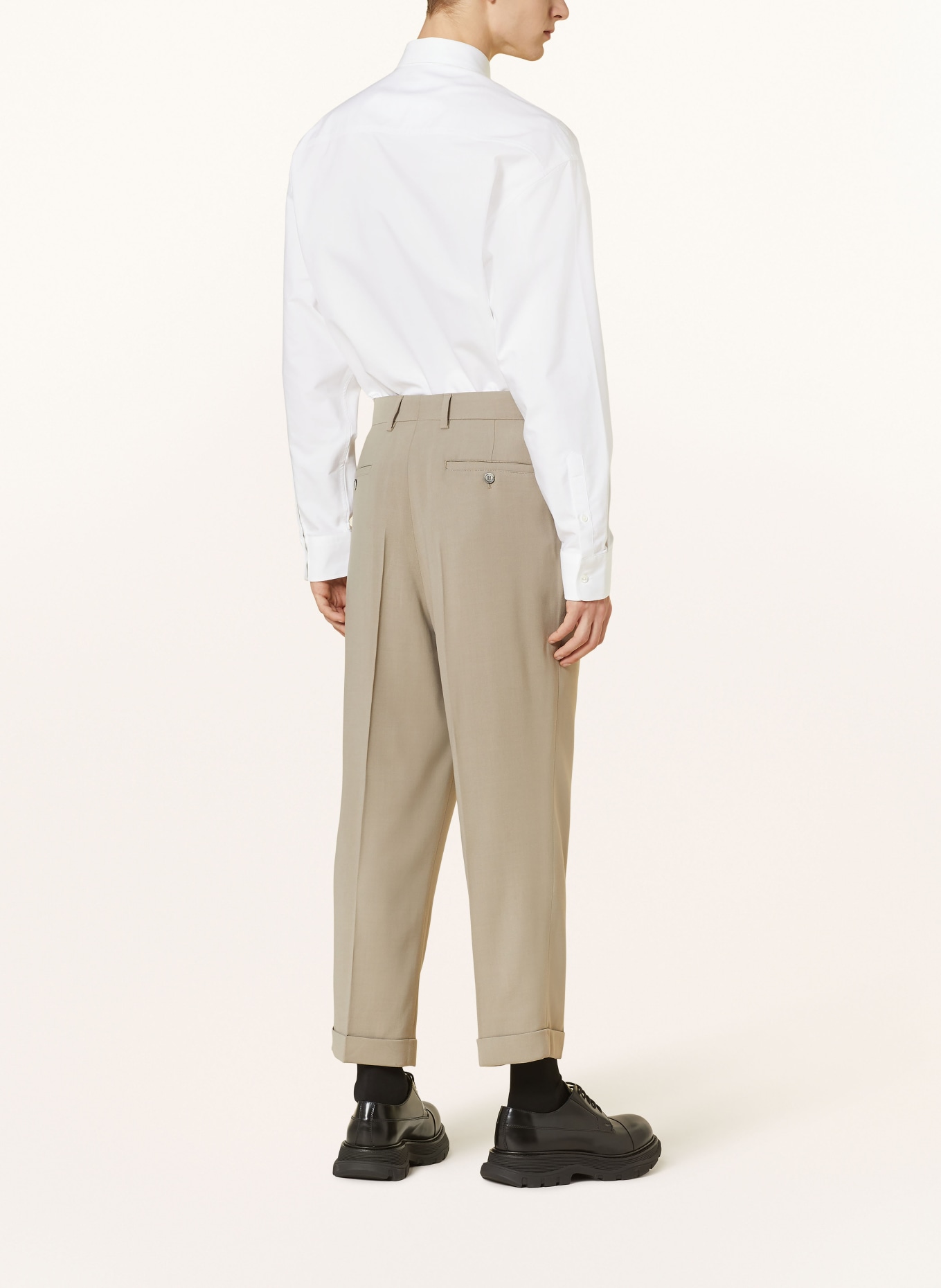 AMI PARIS Trousers regular fit, Color: TAUPE (Image 3)