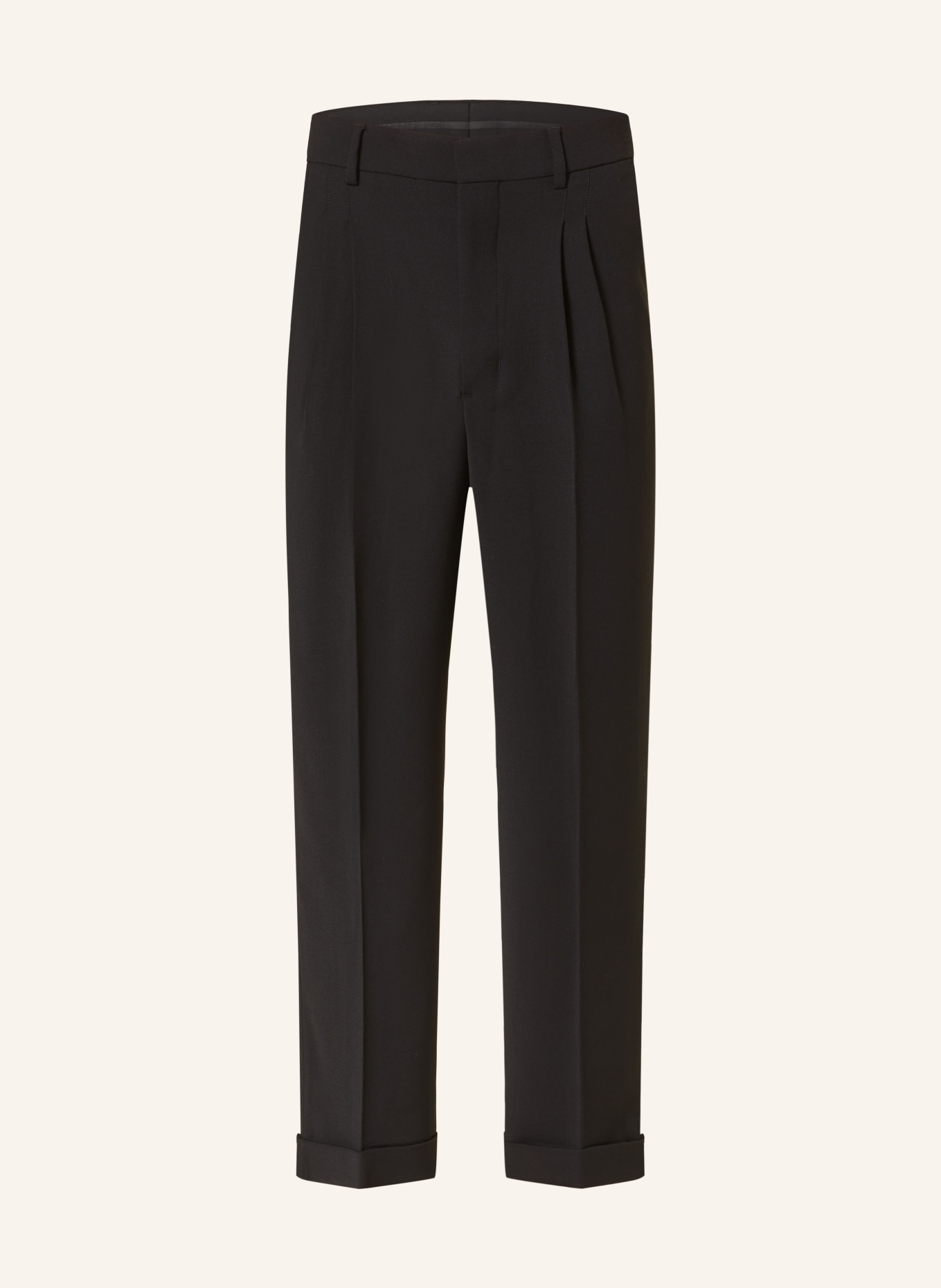 AMI PARIS Trousers regular fit, Color: BLACK (Image 1)