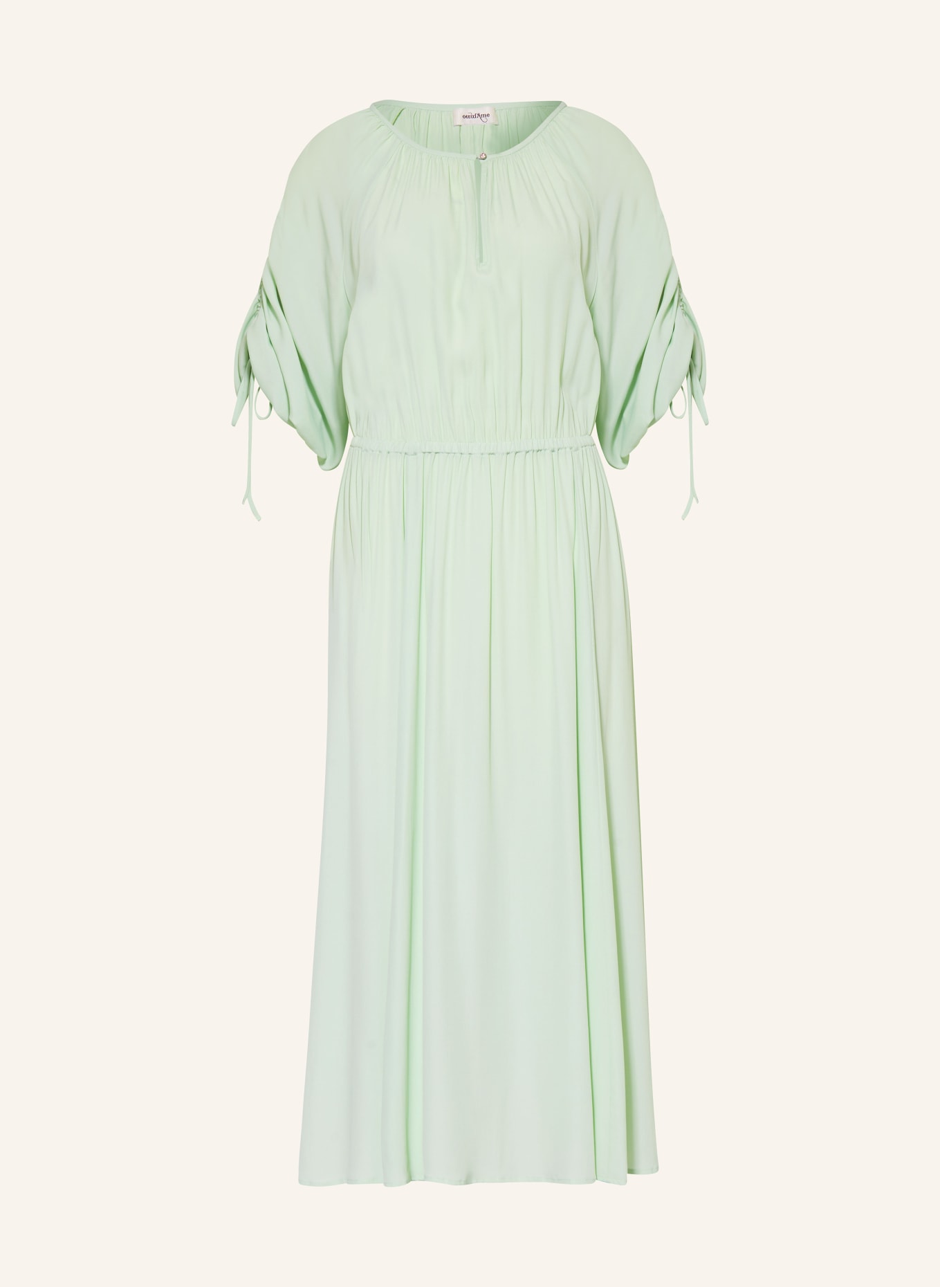 ottod'ame Dress with 3/4 sleeves, Color: LIGHT GREEN (Image 1)
