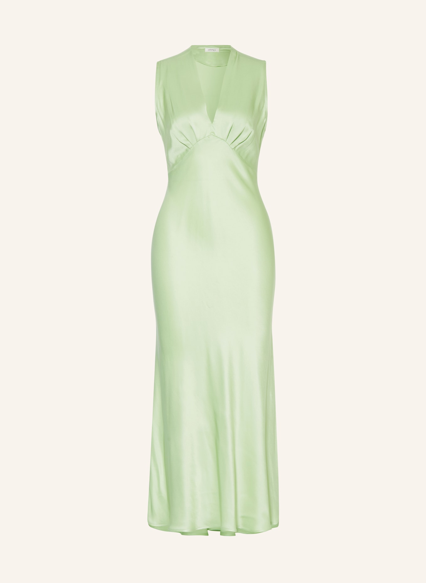 ottod'ame Satin dress, Color: LIGHT GREEN (Image 1)