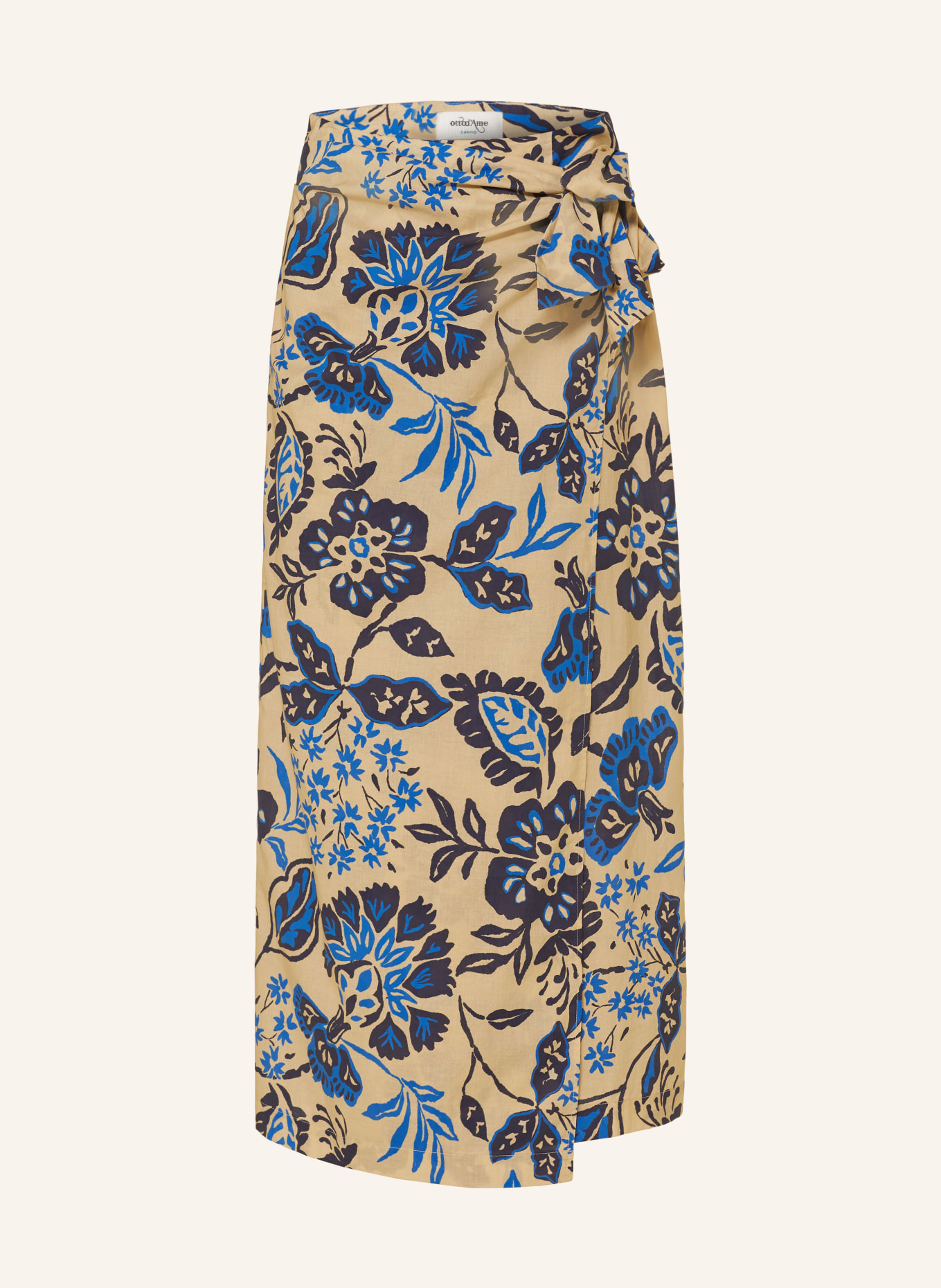 ottod'ame Wrap skirt, Color: BEIGE/ BLUE/ DARK BLUE (Image 1)