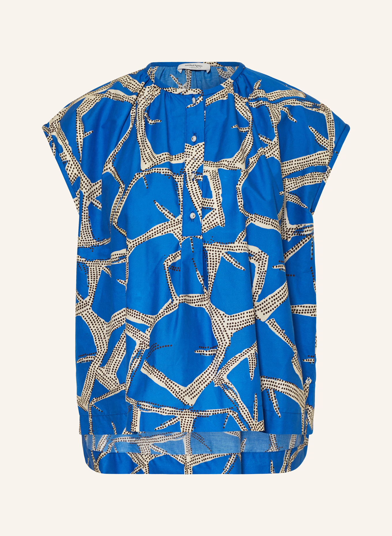 ottod'ame Blouse top, Color: BLUE/ NUDE/ BLACK (Image 1)