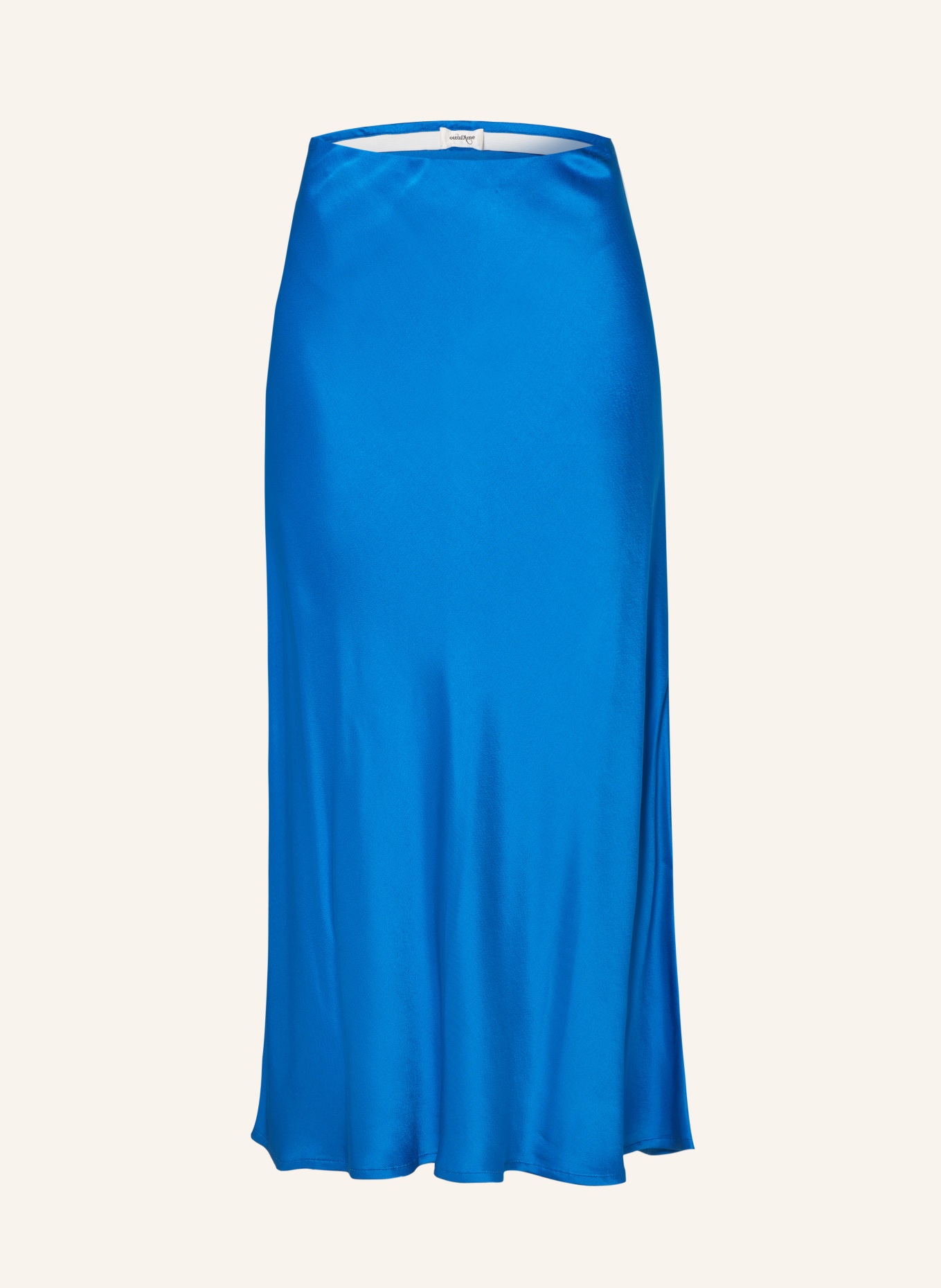 ottod'ame Satin skirt, Color: BLUE (Image 1)