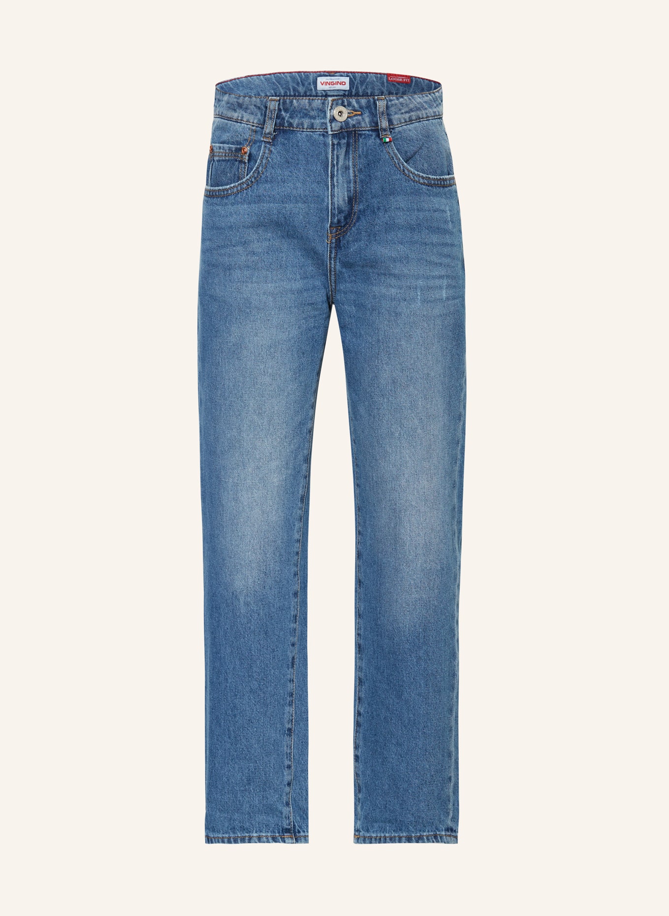 VINGINO Straight Jeans CASTIANO Loose Fit, Farbe: BLAU (Bild 1)