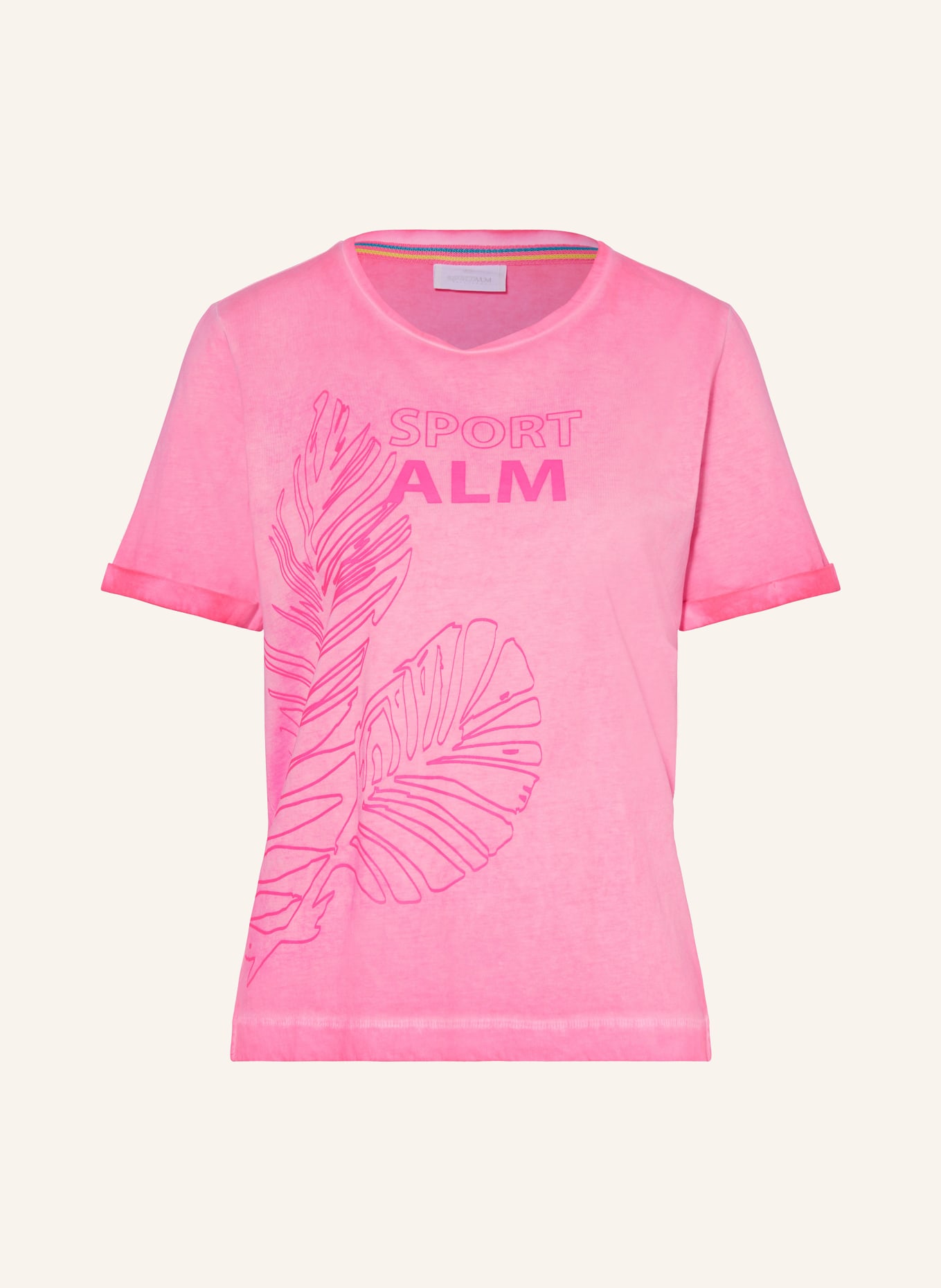 SPORTALM T-shirt, Color: PINK (Image 1)