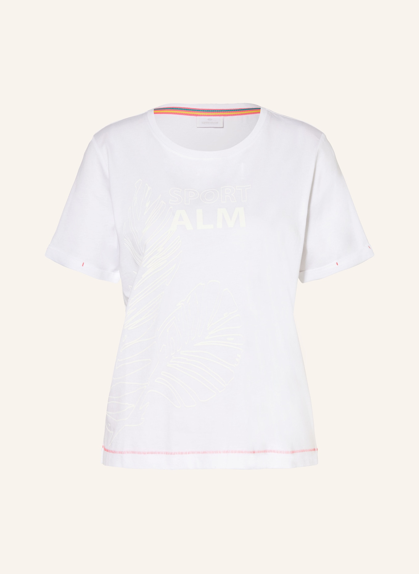SPORTALM T-shirt, Color: WHITE (Image 1)