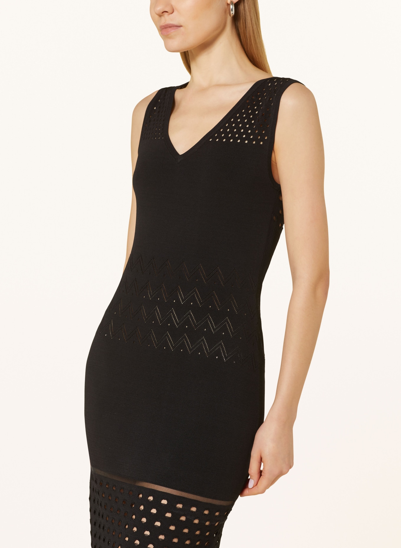 SPORTALM Knit dress, Color: BLACK (Image 4)