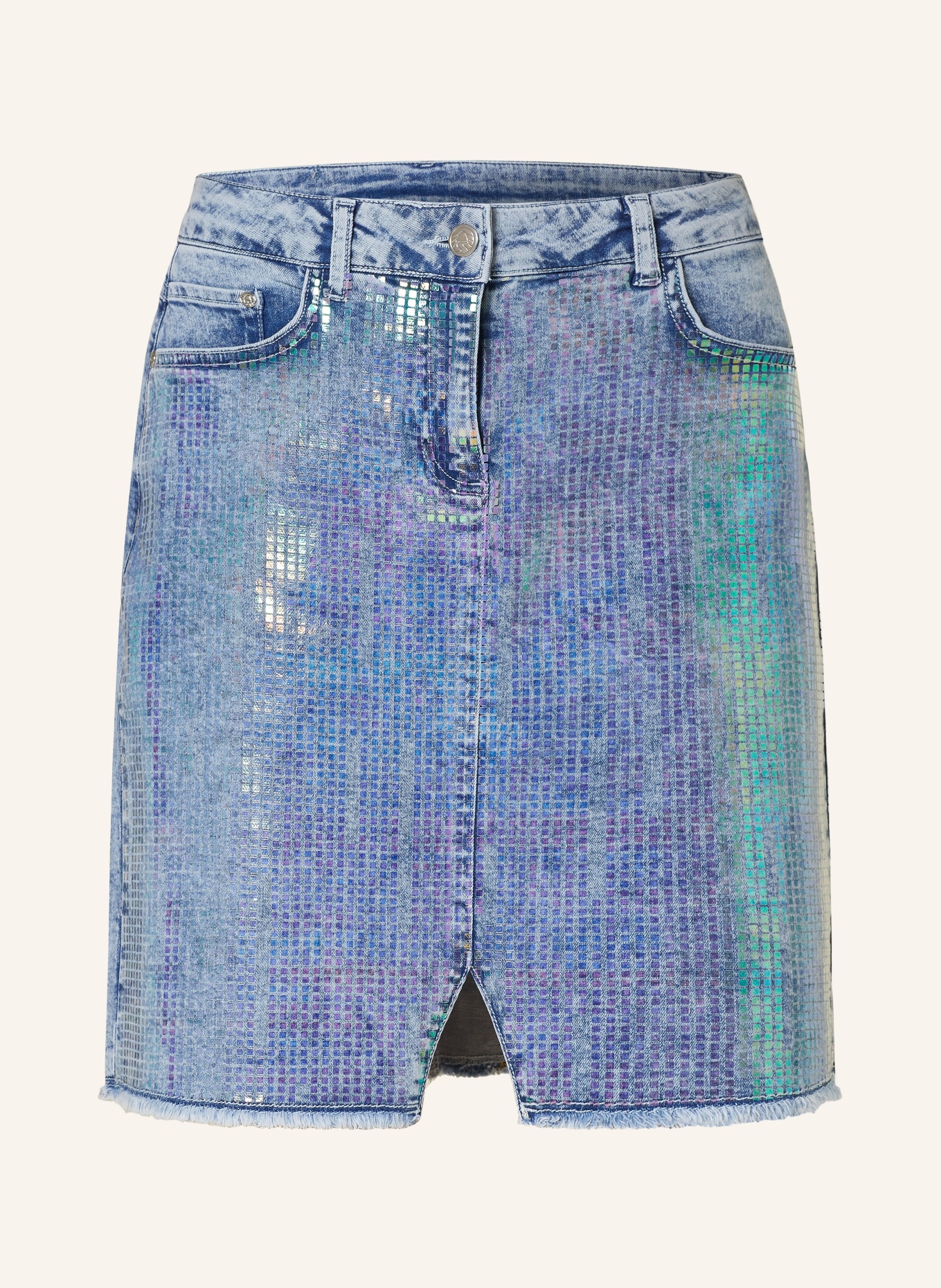 ULLI EHRLICH SPORTALM Spódnica jeansowa, Kolor: 20 Pearl River (Obrazek 1)